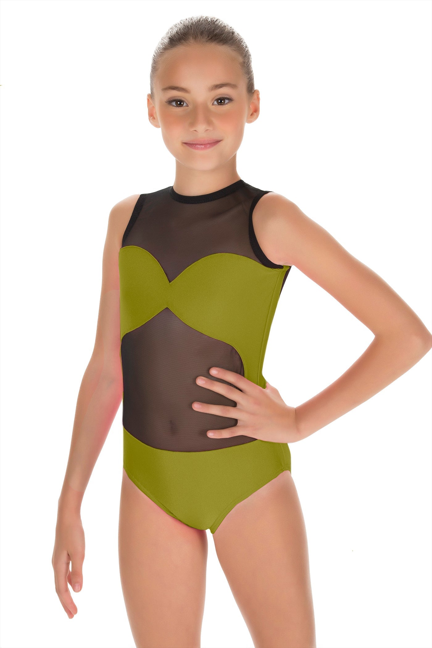 Solid Lycra Stay Leotard
