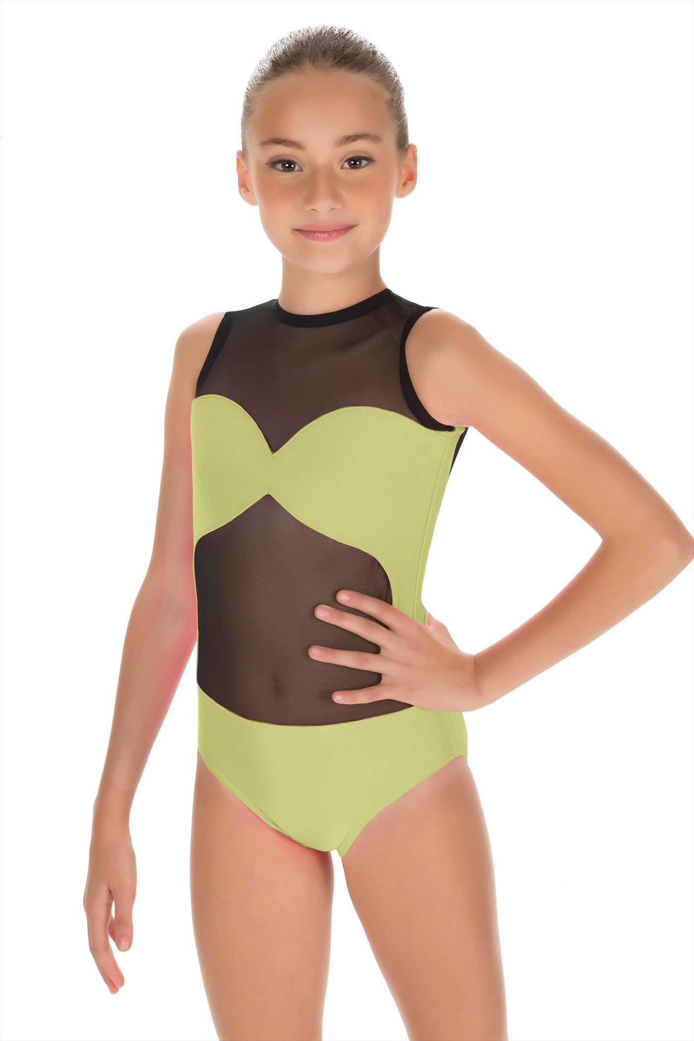 Solid Lycra Stay Leotard