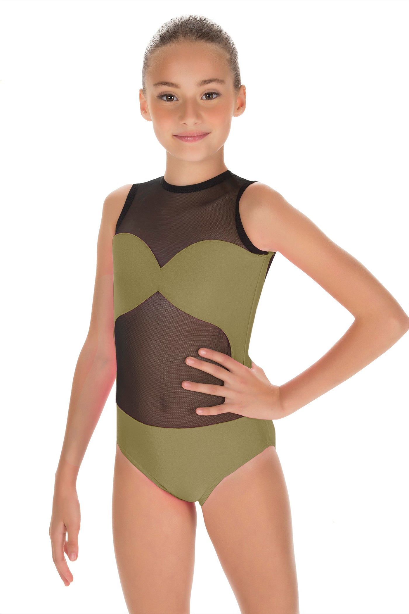 Solid Lycra Stay Leotard