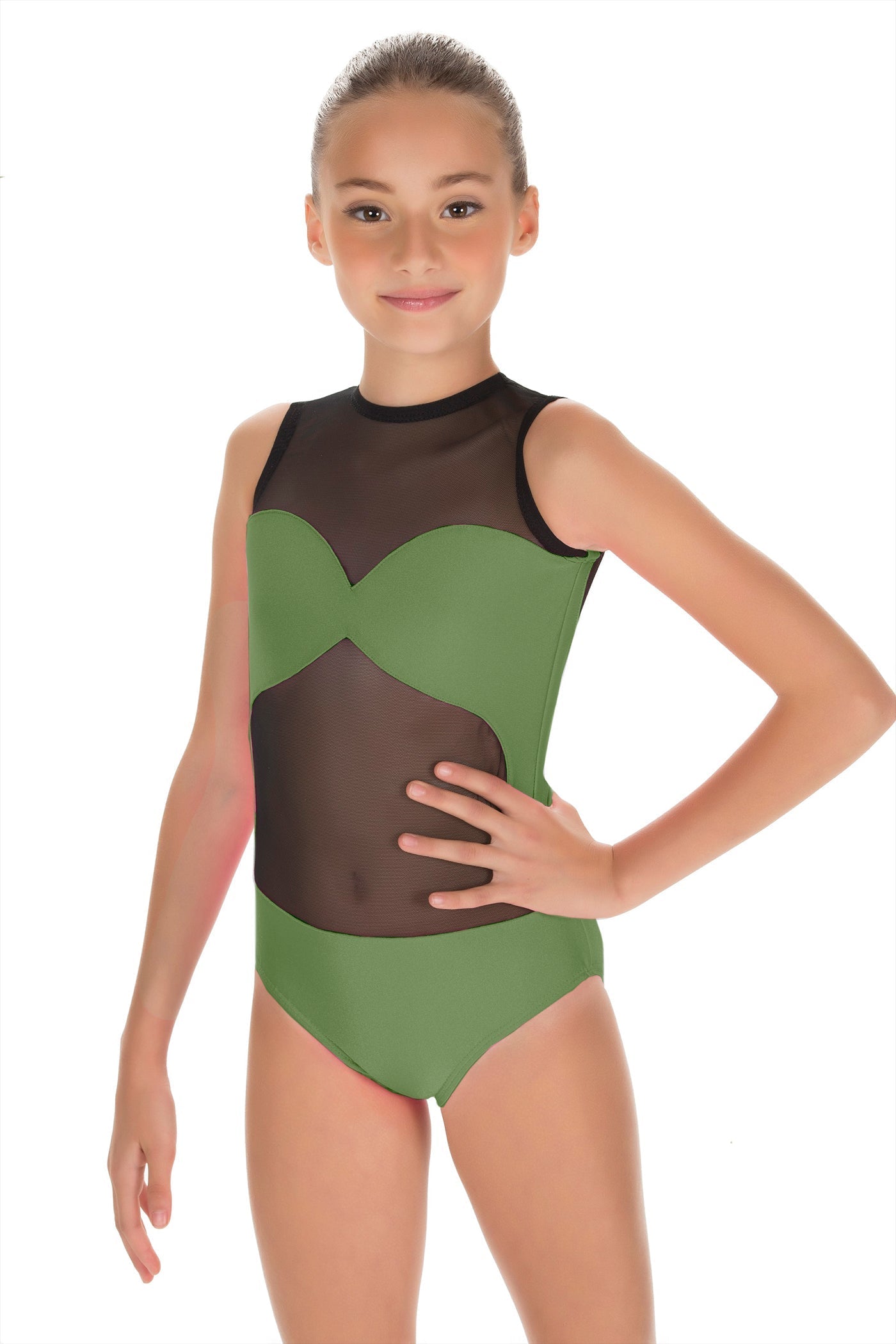 Solid Lycra Stay Leotard