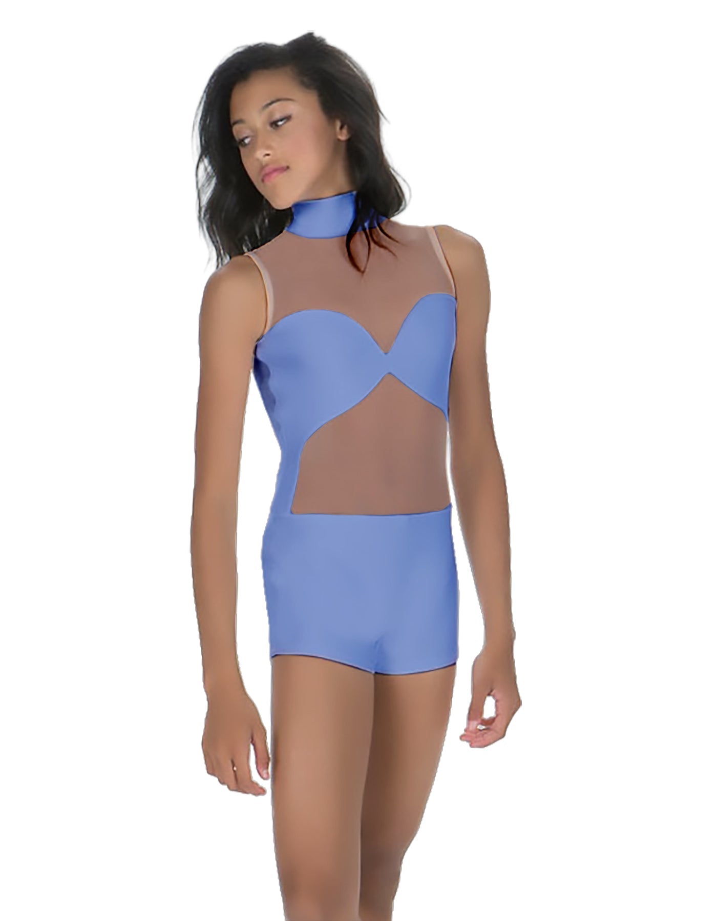 Solid Lycra Stay Biketard