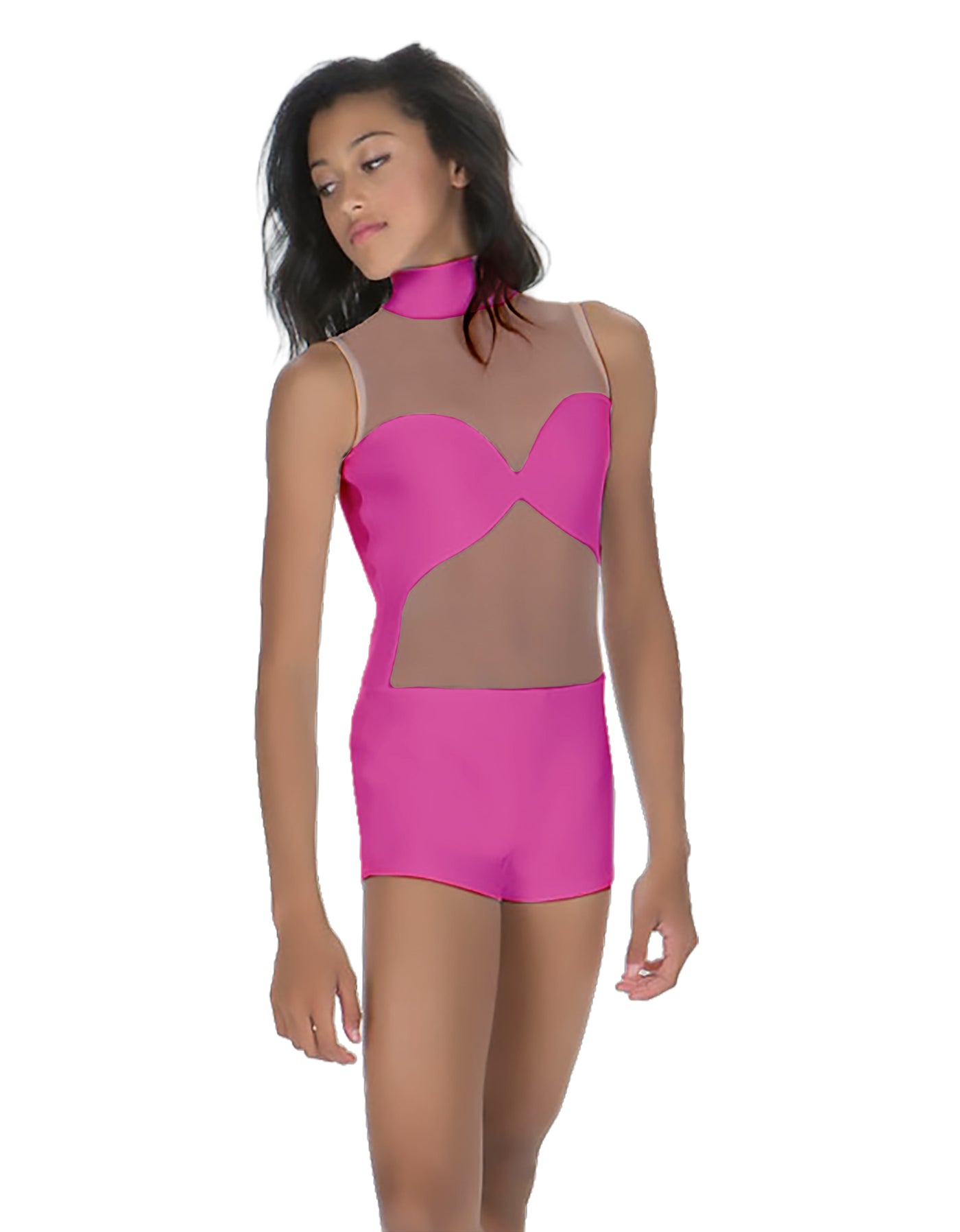 Solid Lycra Stay Biketard