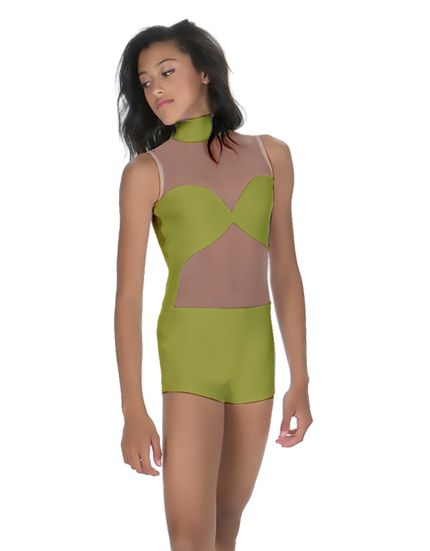 Solid Lycra Stay Biketard