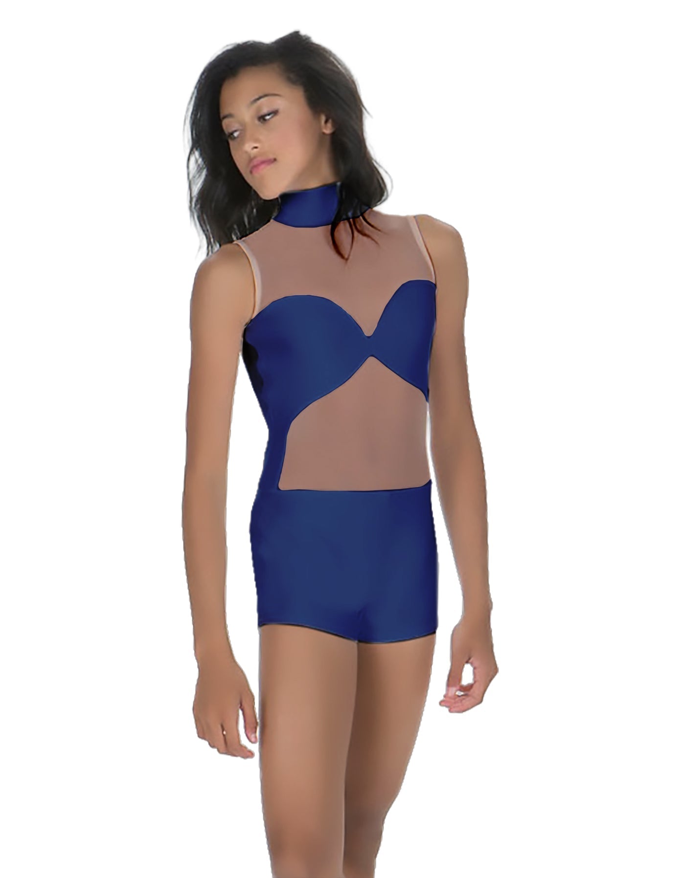 Solid Lycra Stay Biketard