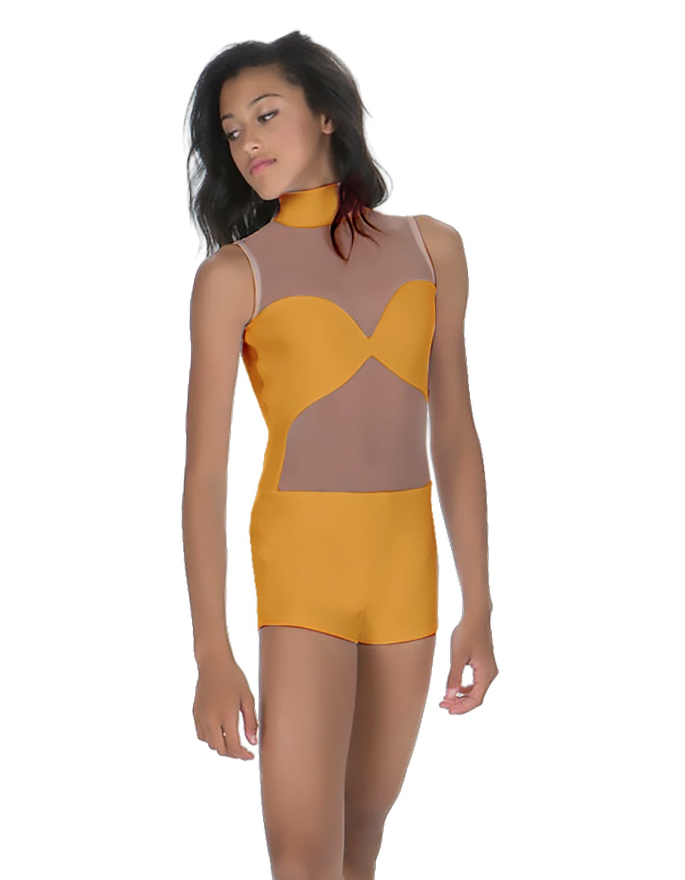Solid Lycra Stay Biketard