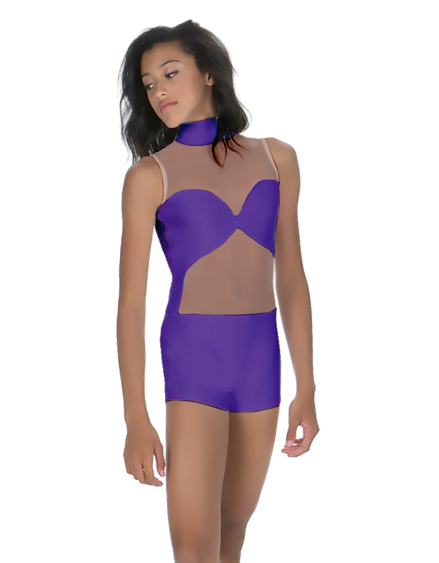 Solid Lycra Stay Biketard