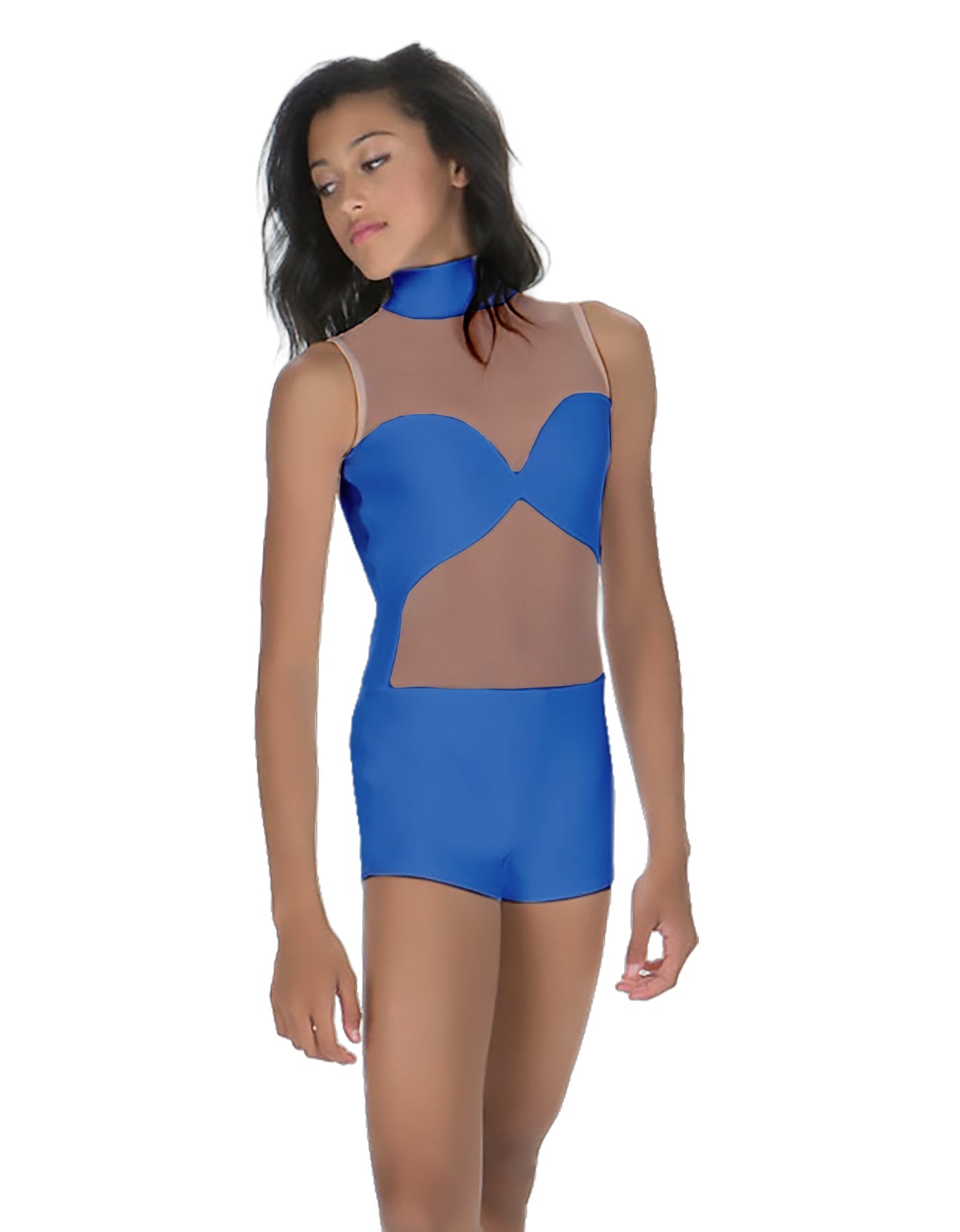 Solid Lycra Stay Biketard