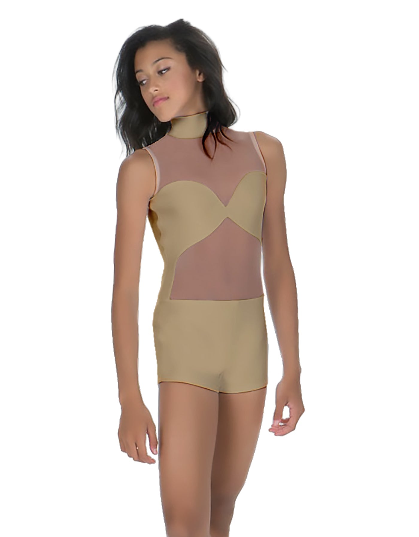 Solid Lycra Stay Biketard