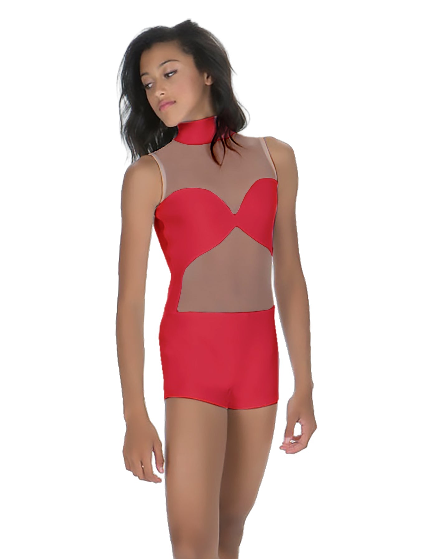 Solid Lycra Stay Biketard