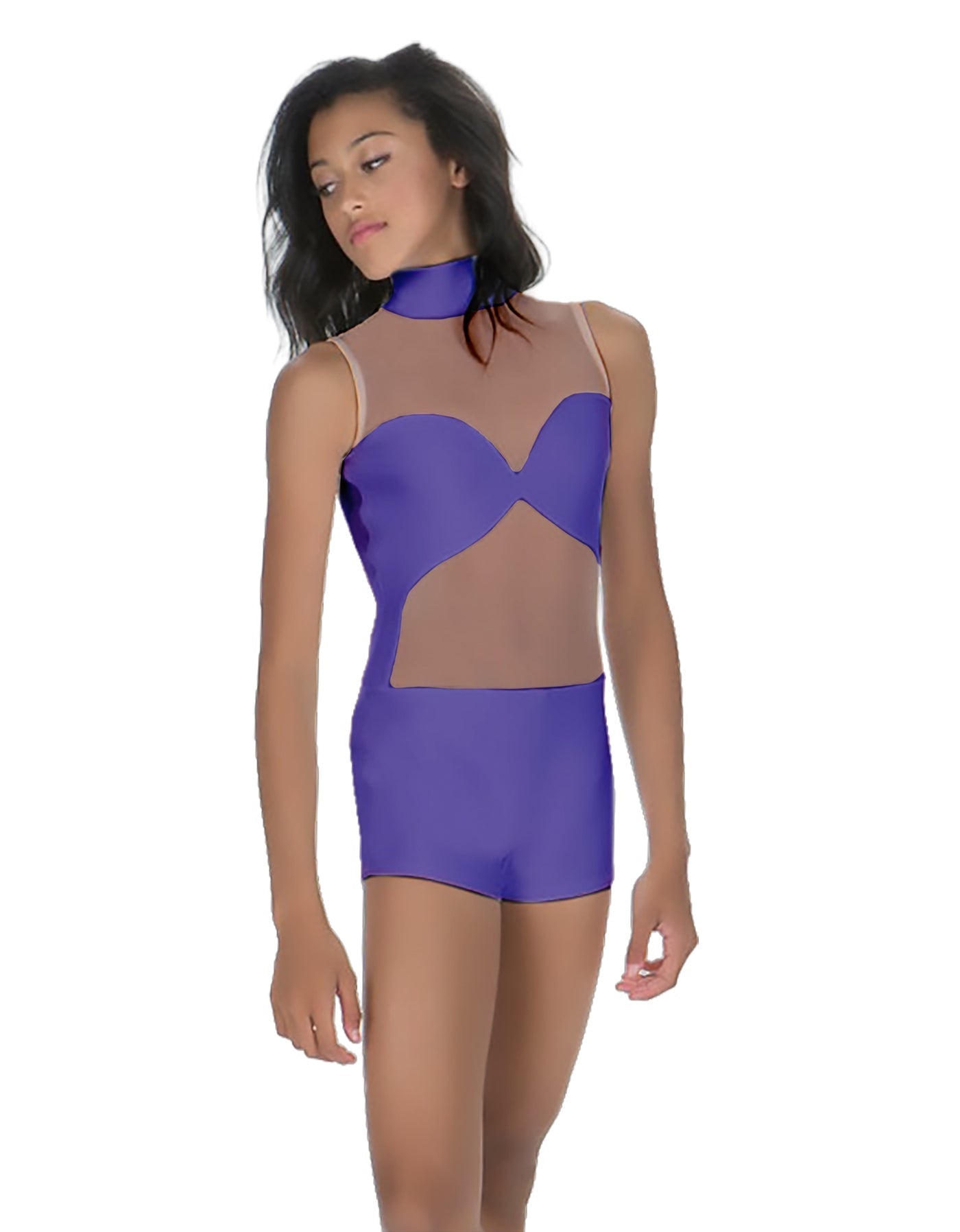 Solid Lycra Stay Biketard