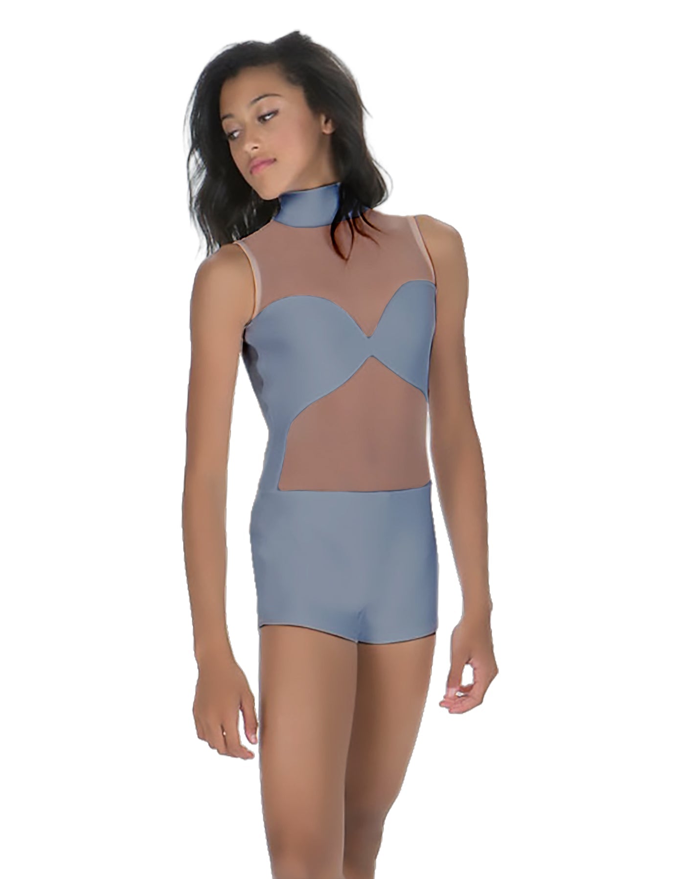 Solid Lycra Stay Biketard