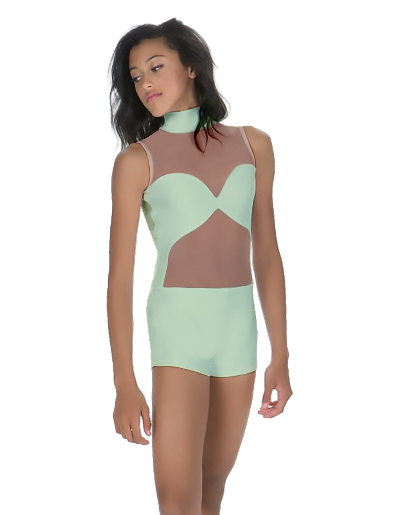 Solid Lycra Stay Biketard