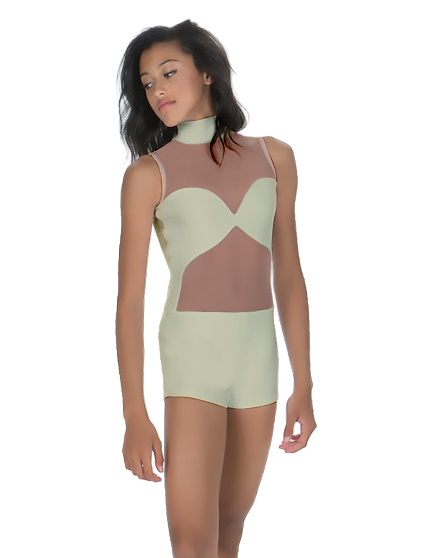 Solid Lycra Stay Biketard