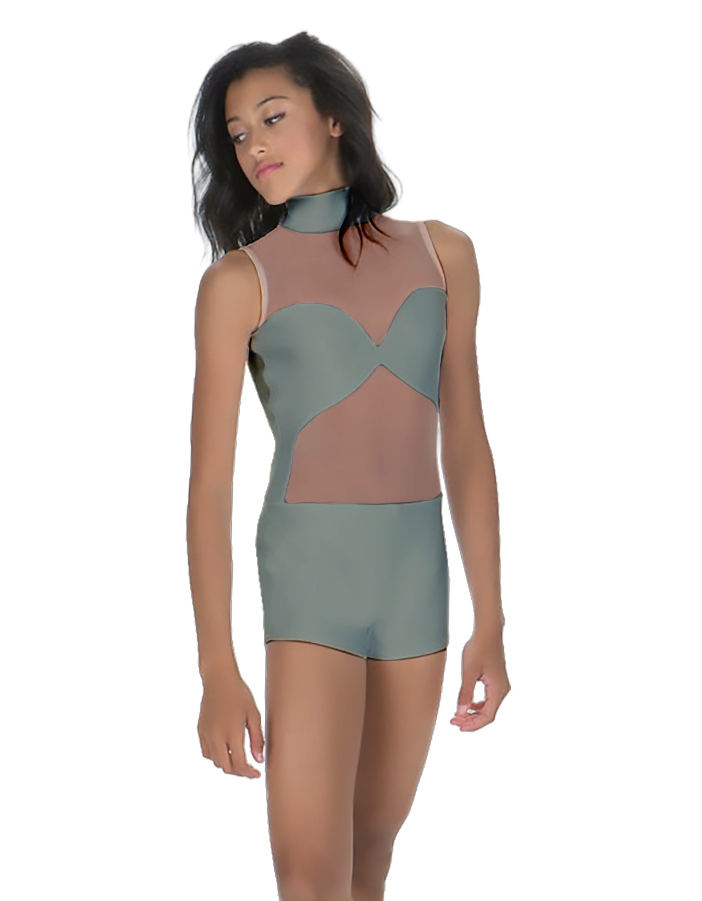 Solid Lycra Stay Biketard