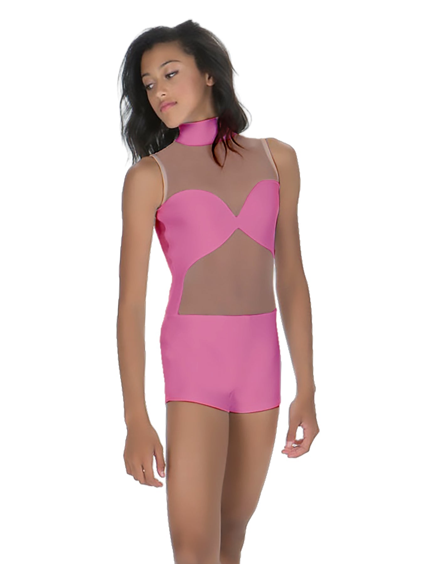 Solid Lycra Stay Biketard
