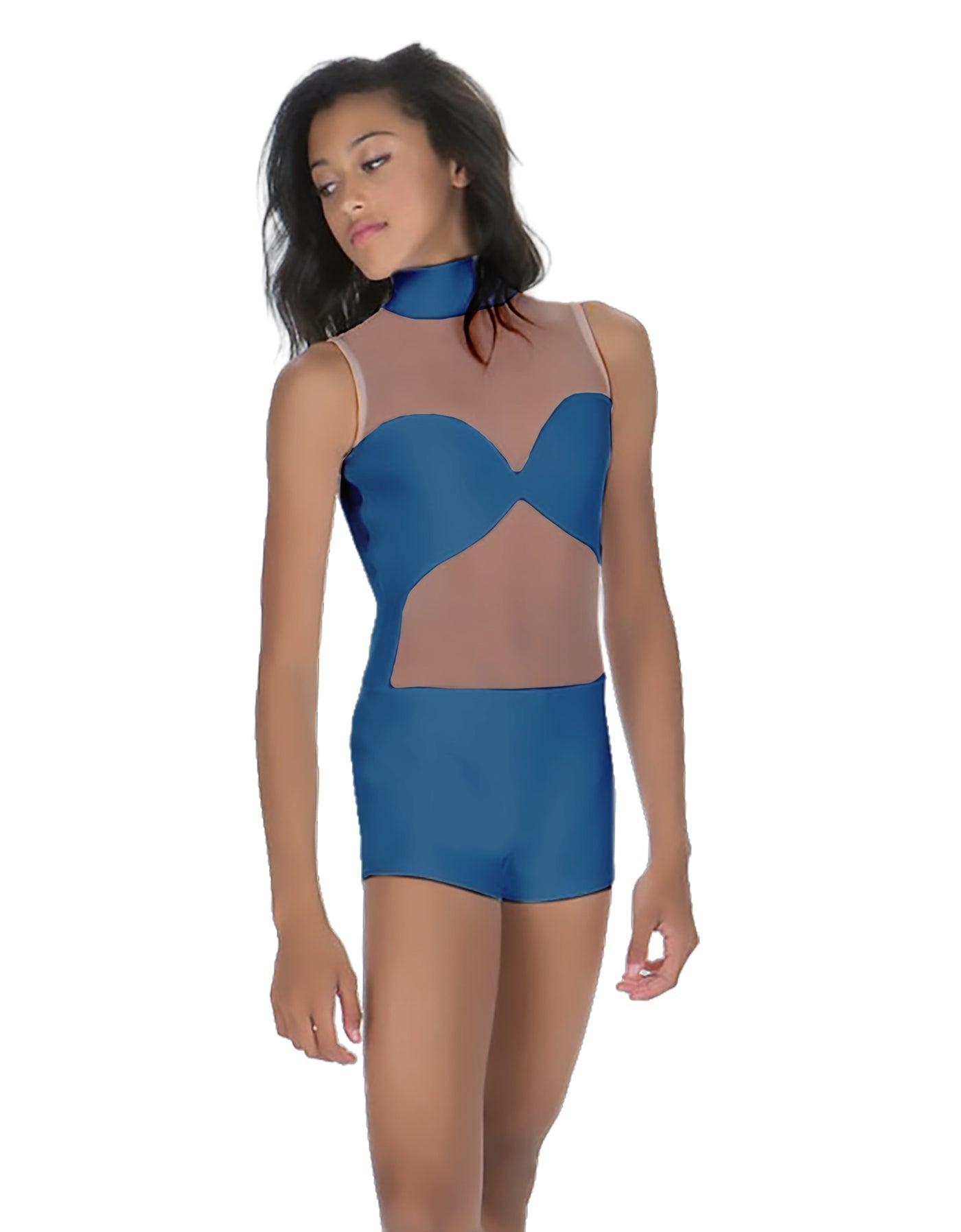 Solid Lycra Stay Biketard