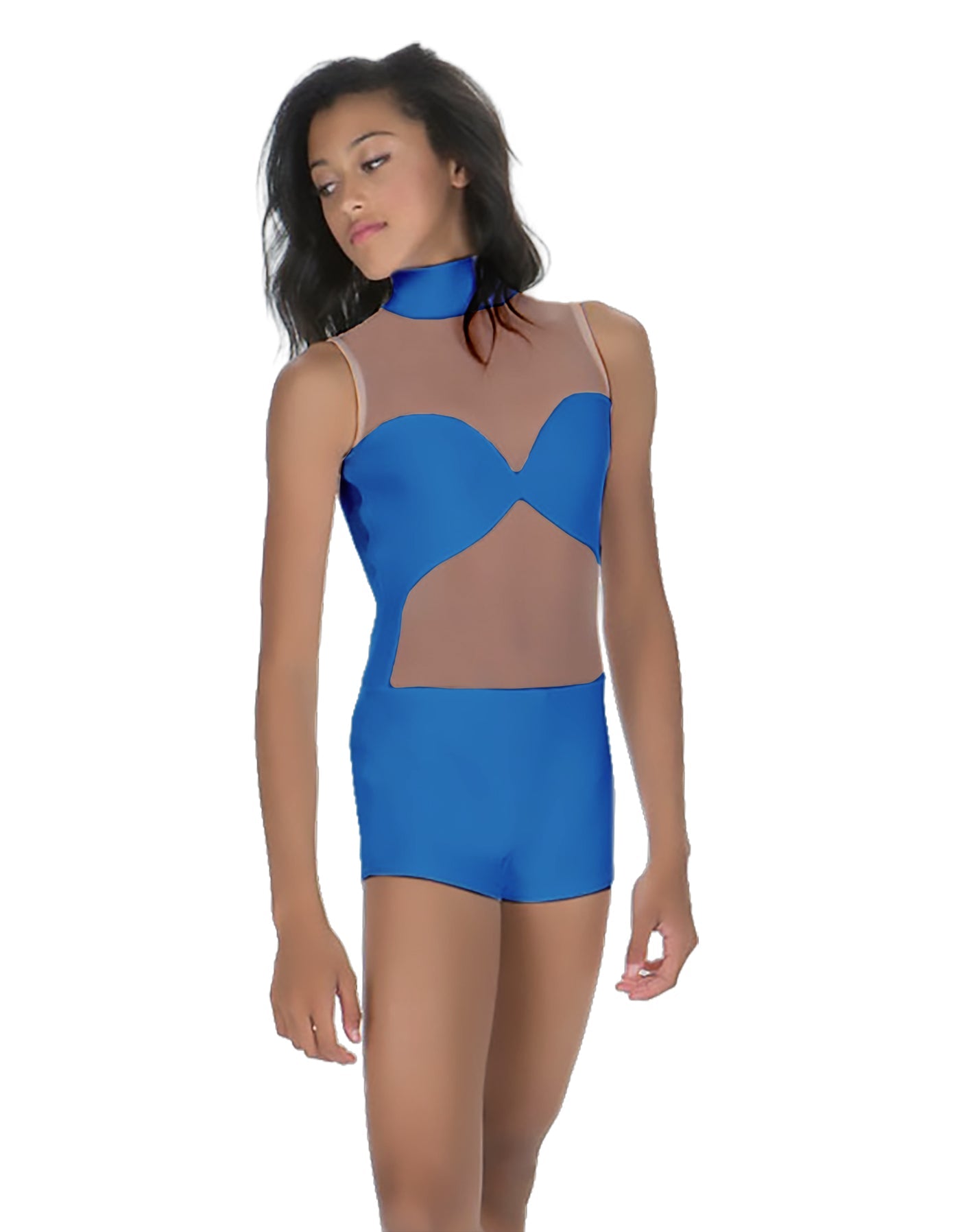 Solid Lycra Stay Biketard