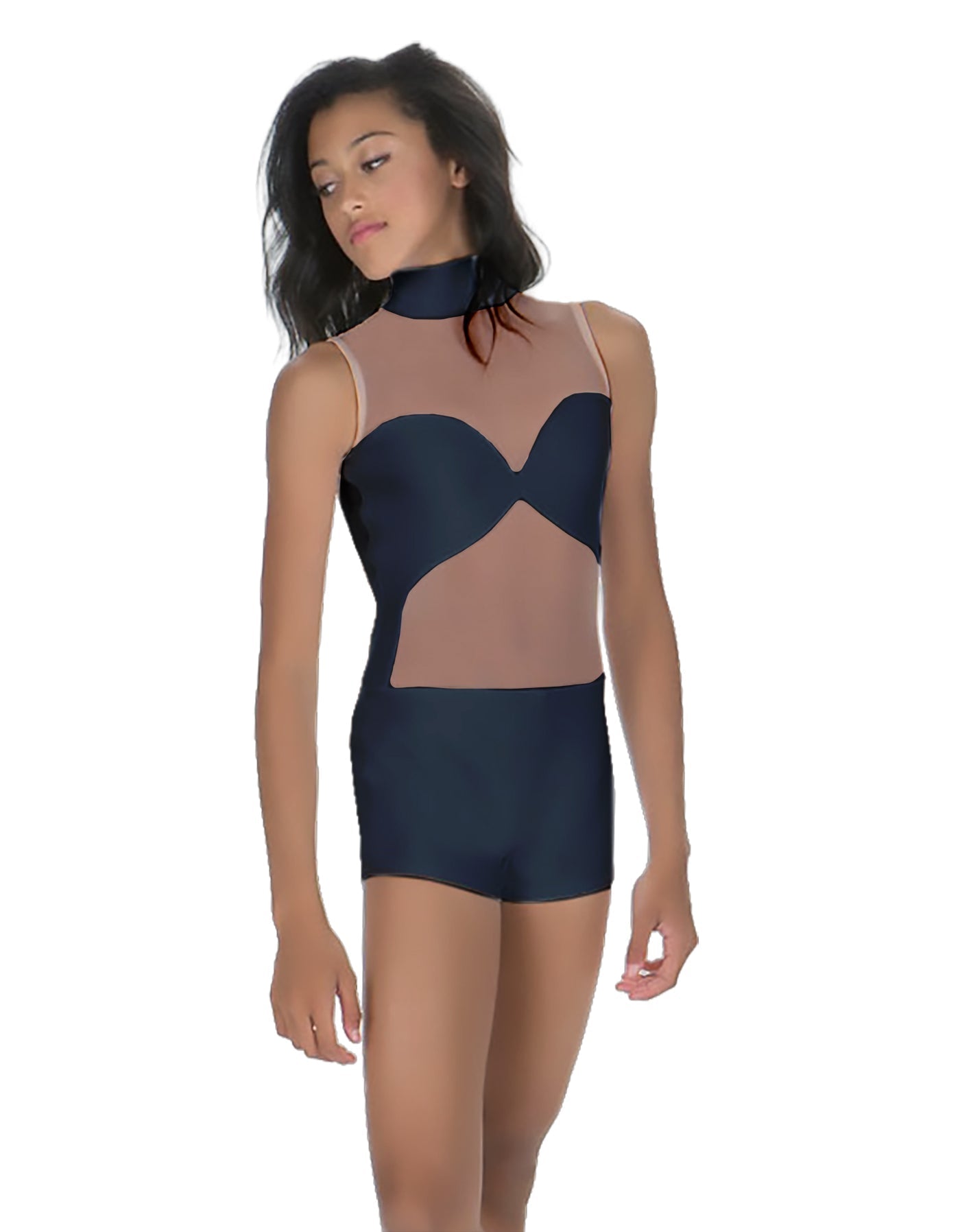 Solid Lycra Stay Biketard