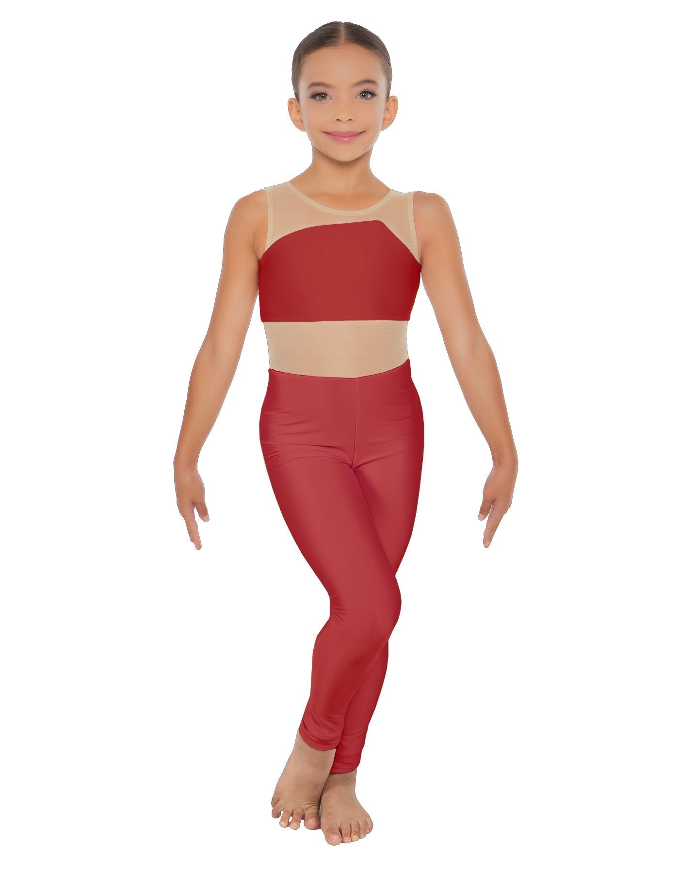 Solid Lycra Defined Unitard