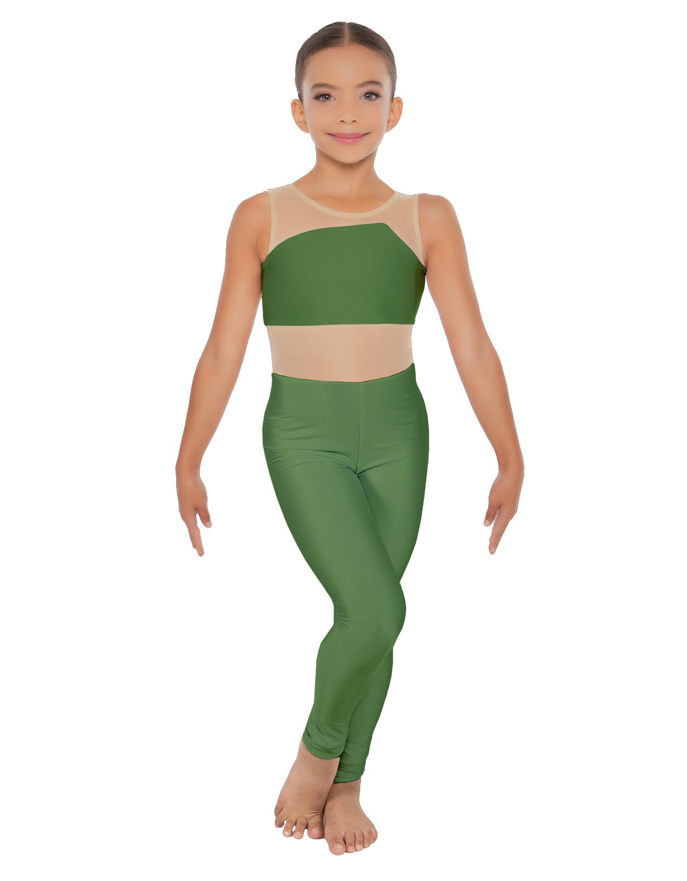Solid Lycra Defined Unitard