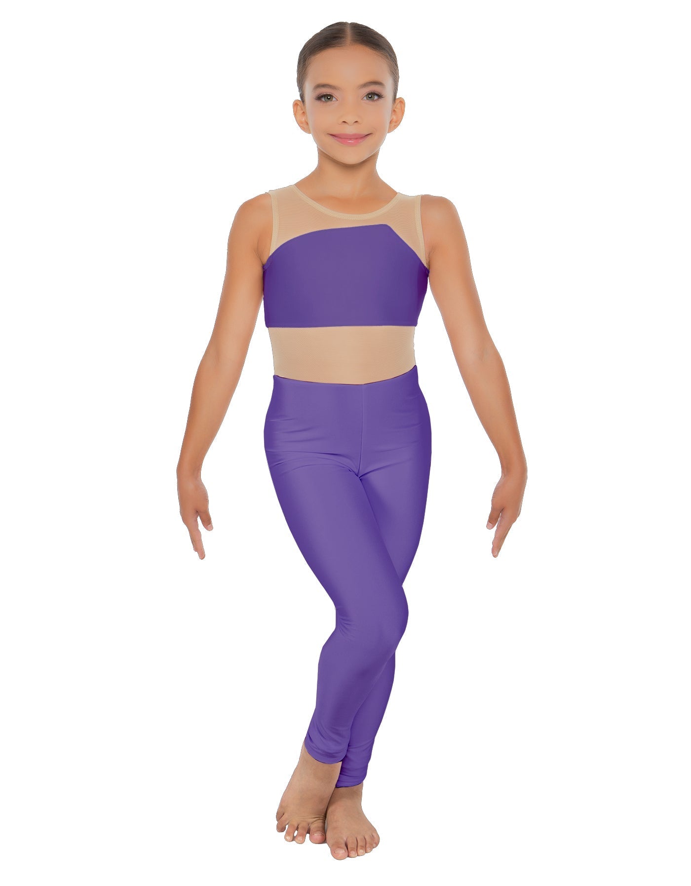 Solid Lycra Defined Unitard