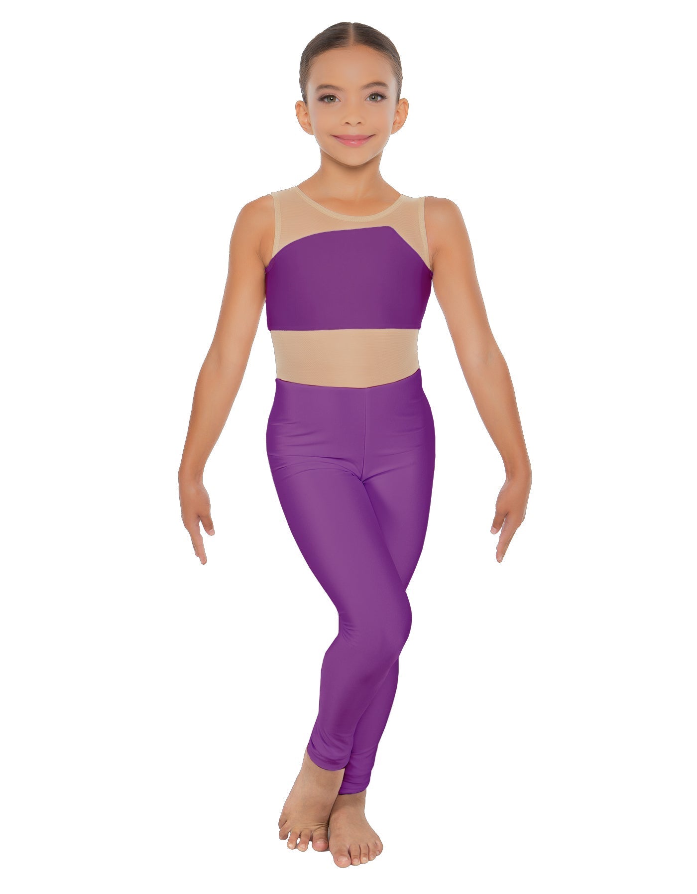 Solid Lycra Defined Unitard