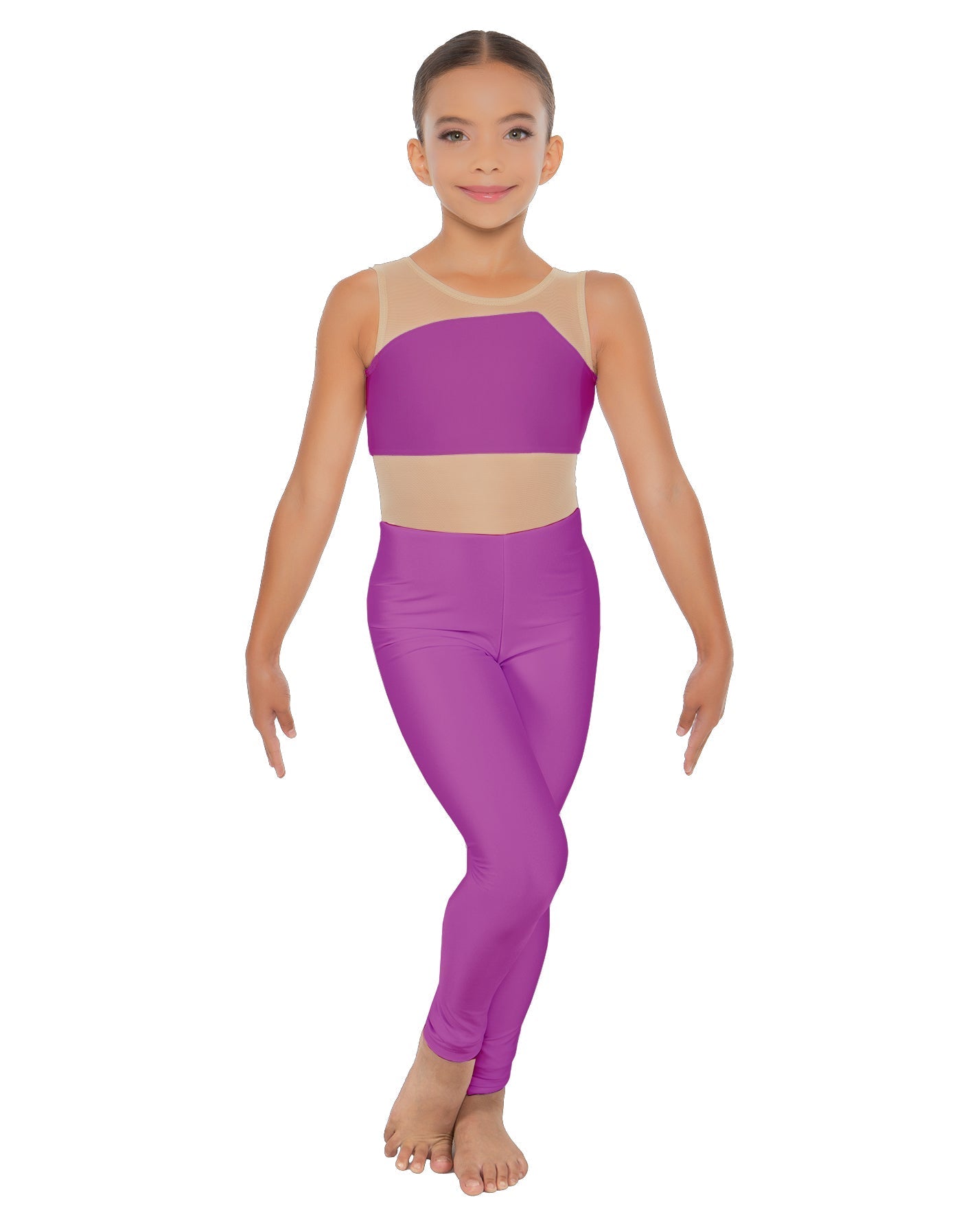 Solid Lycra Defined Unitard