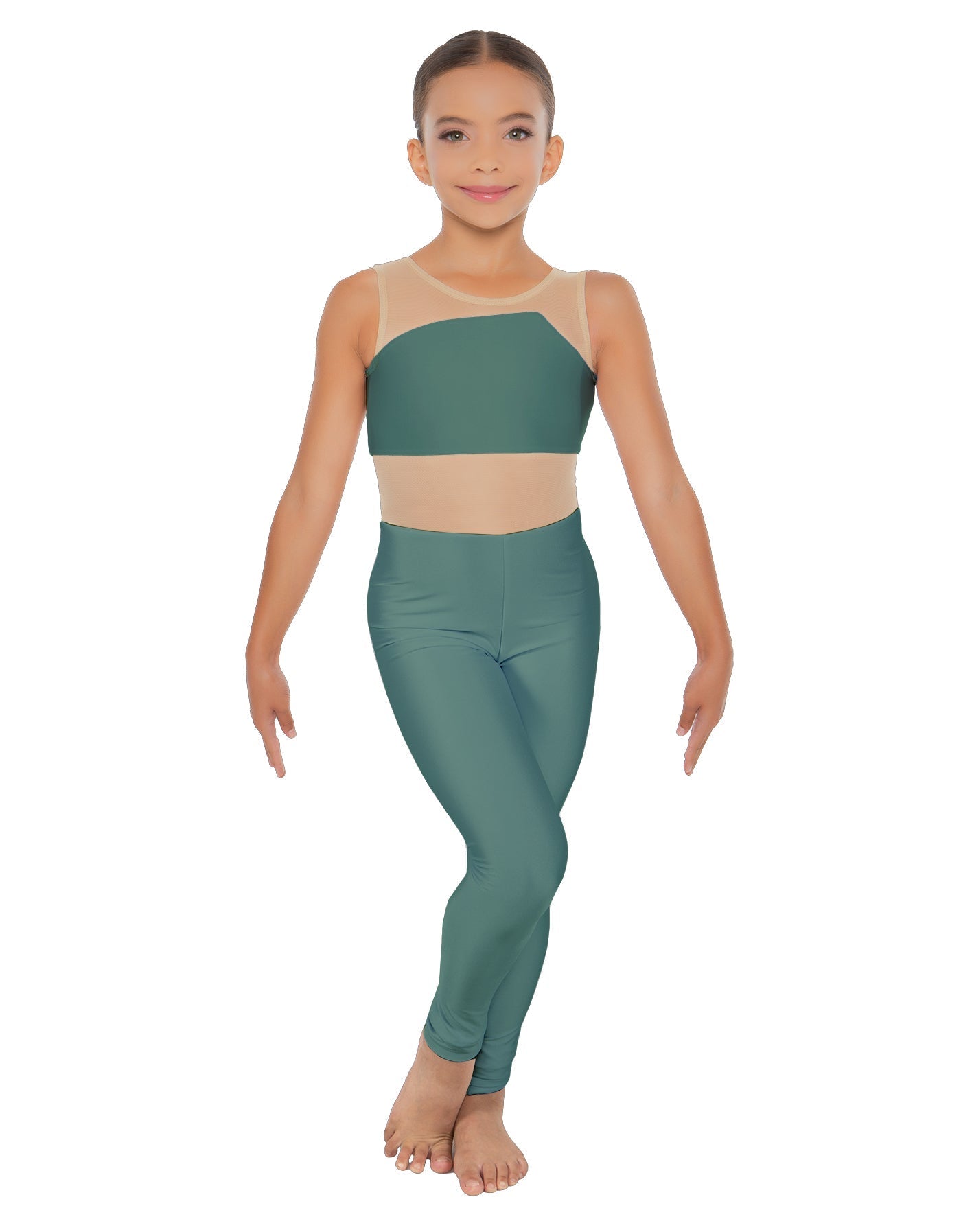 Solid Lycra Defined Unitard