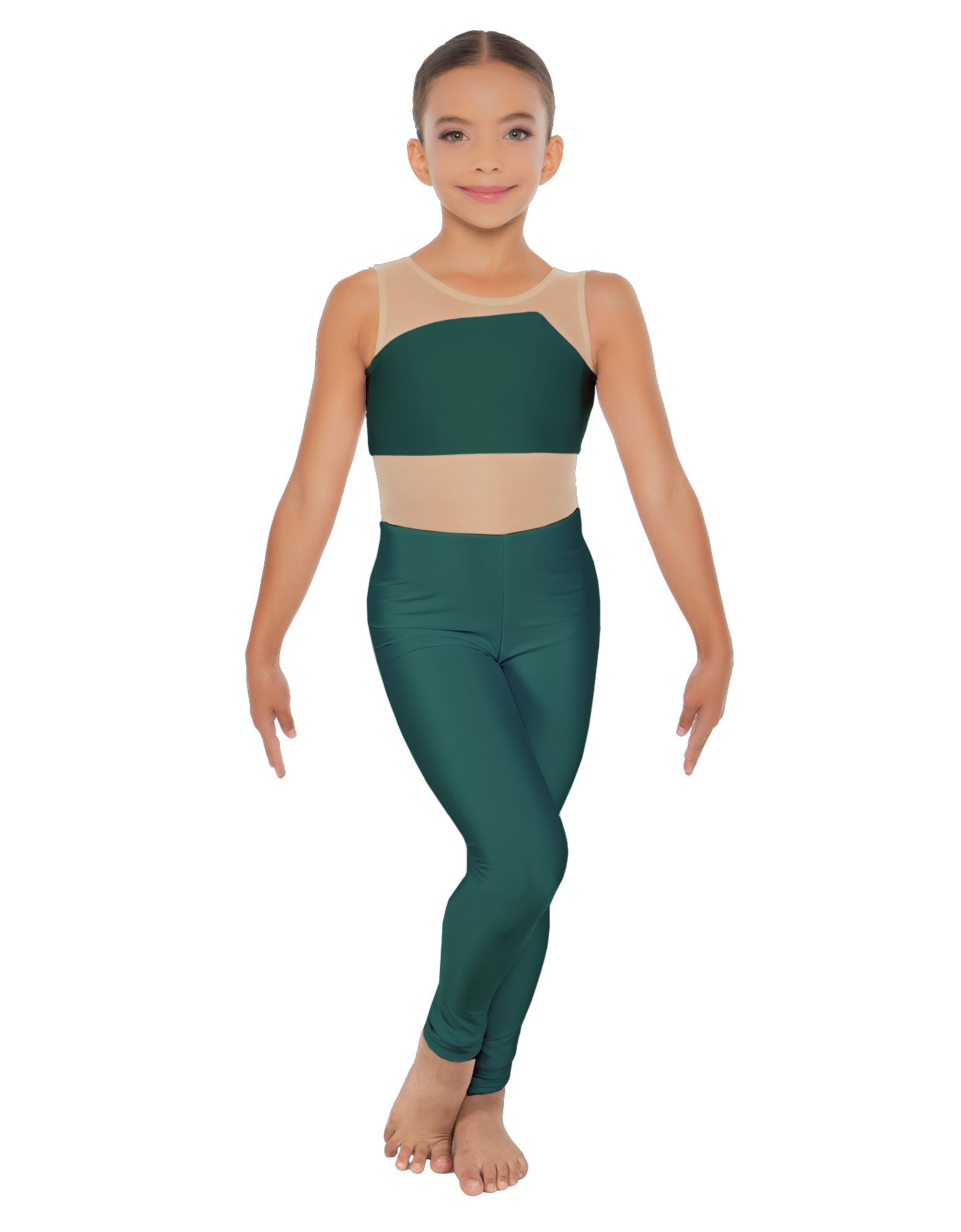 Solid Lycra Defined Unitard