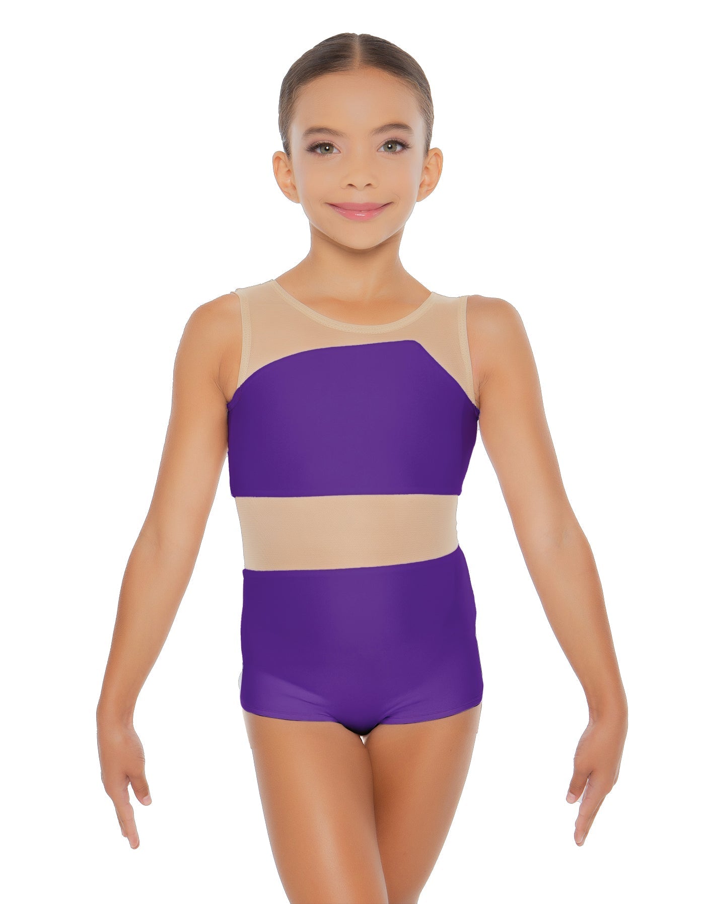 Solid Lycra Defined Biketard