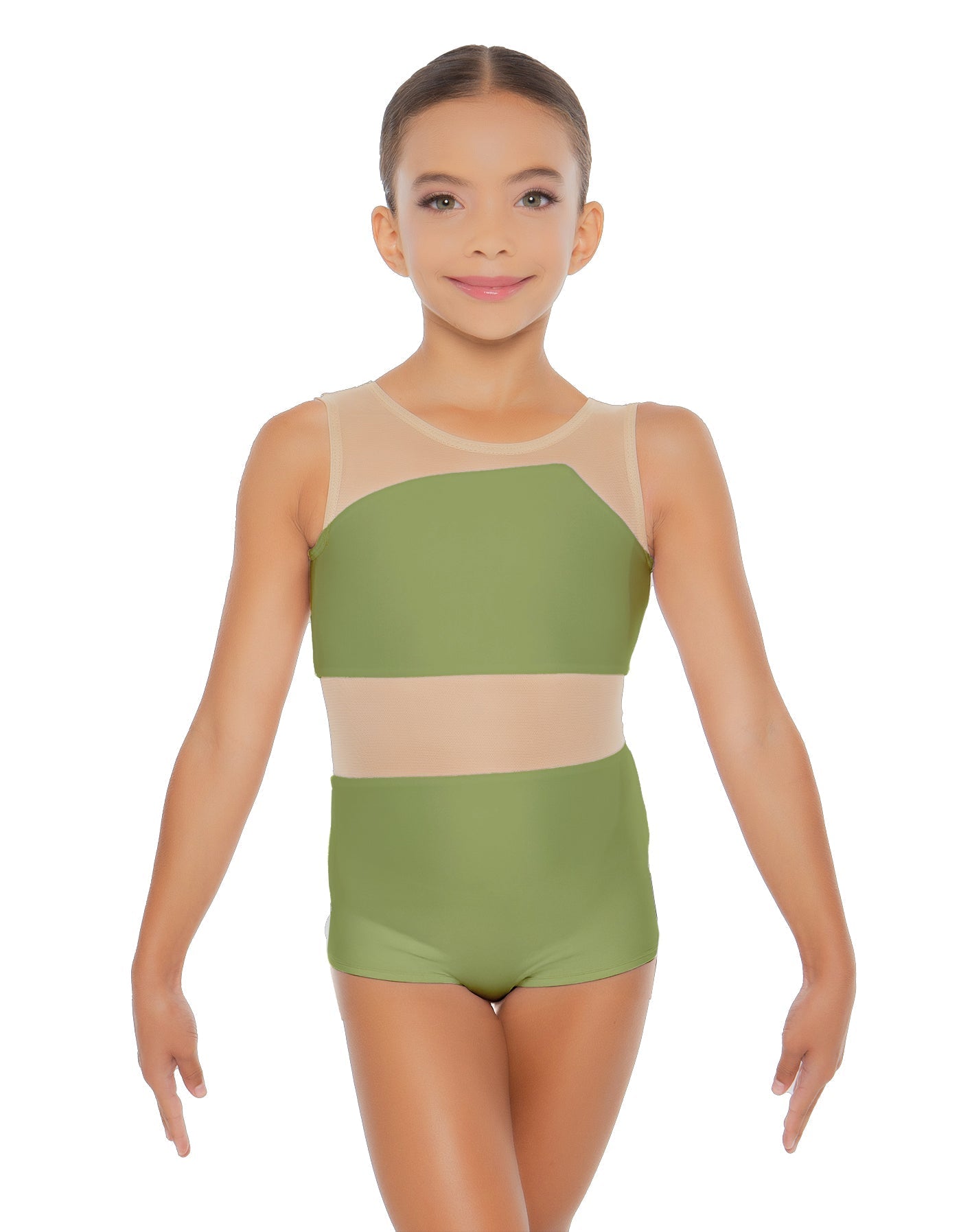 Solid Lycra Defined Biketard