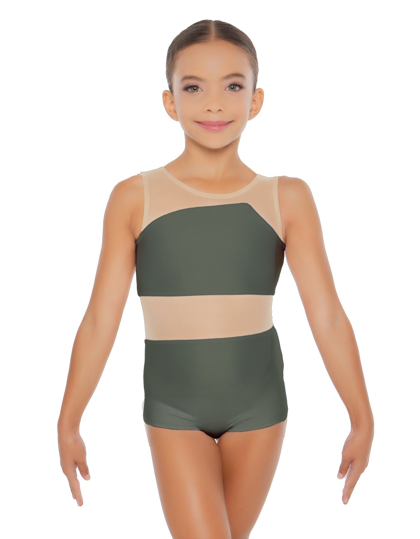 Solid Lycra Defined Biketard