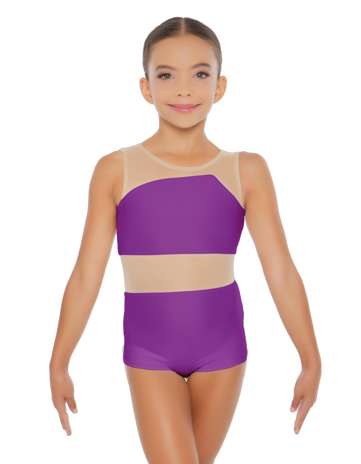 Solid Lycra Defined Biketard