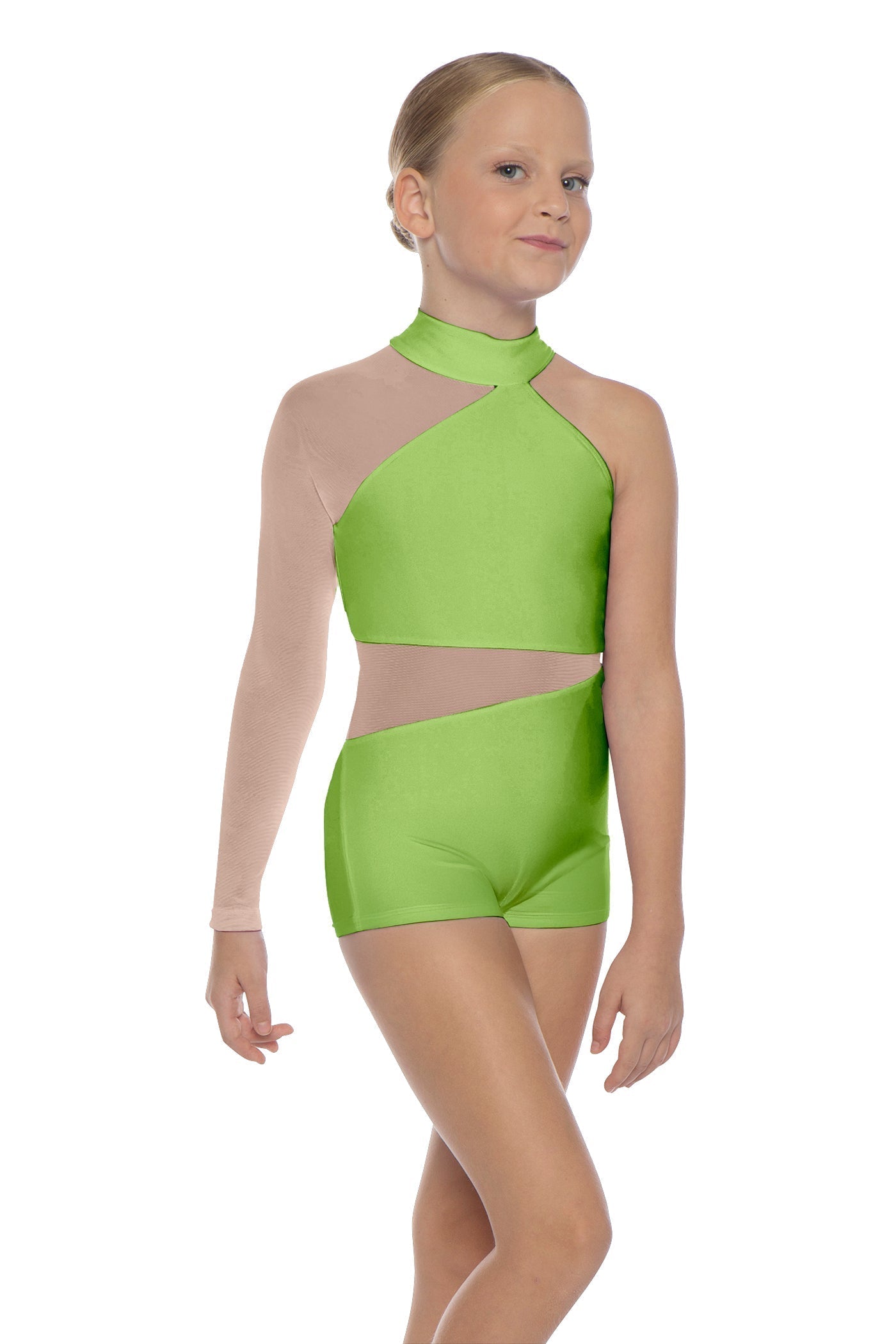 Solid Lycra Voltage Biketard