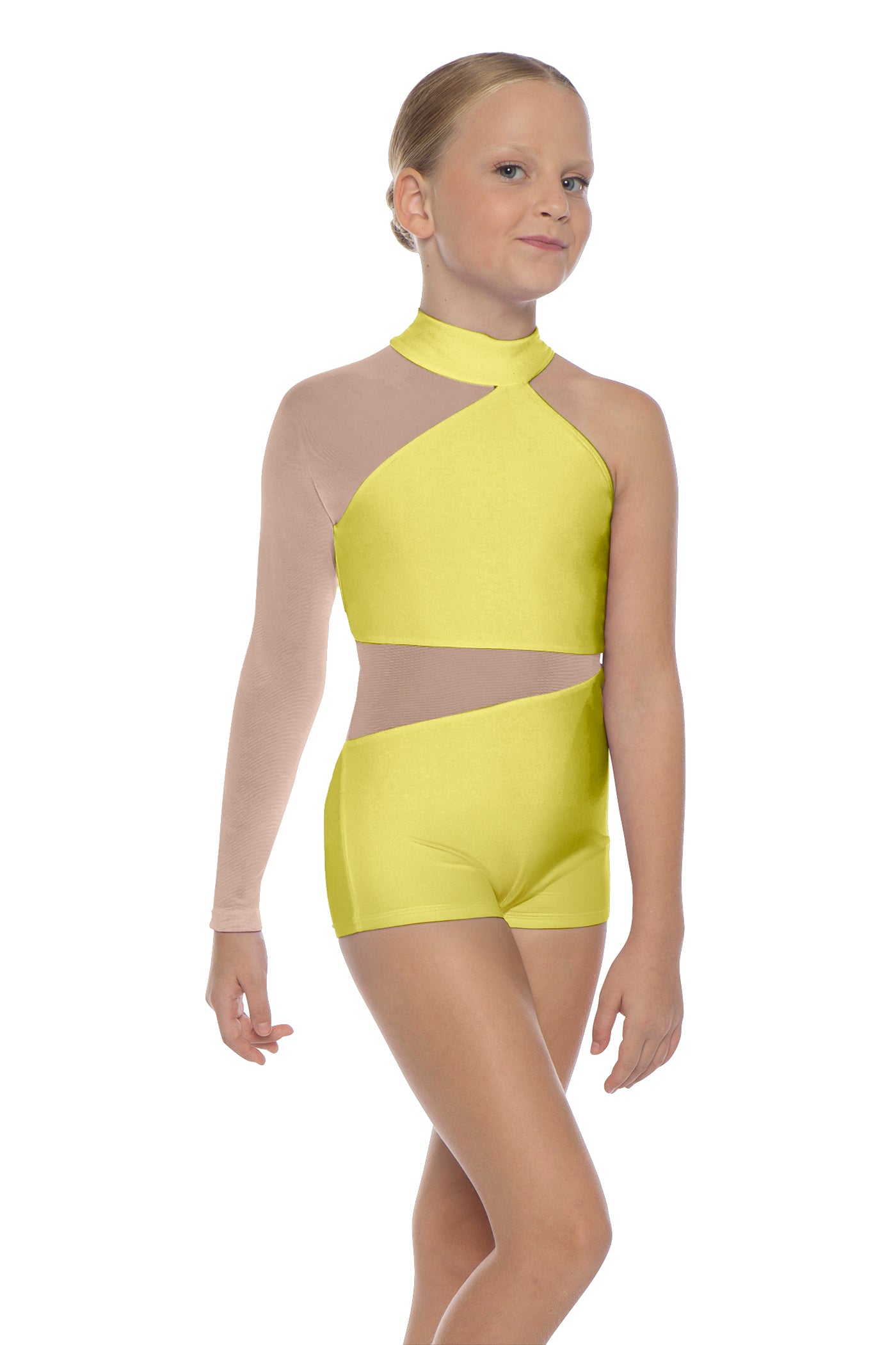Solid Lycra Voltage Biketard