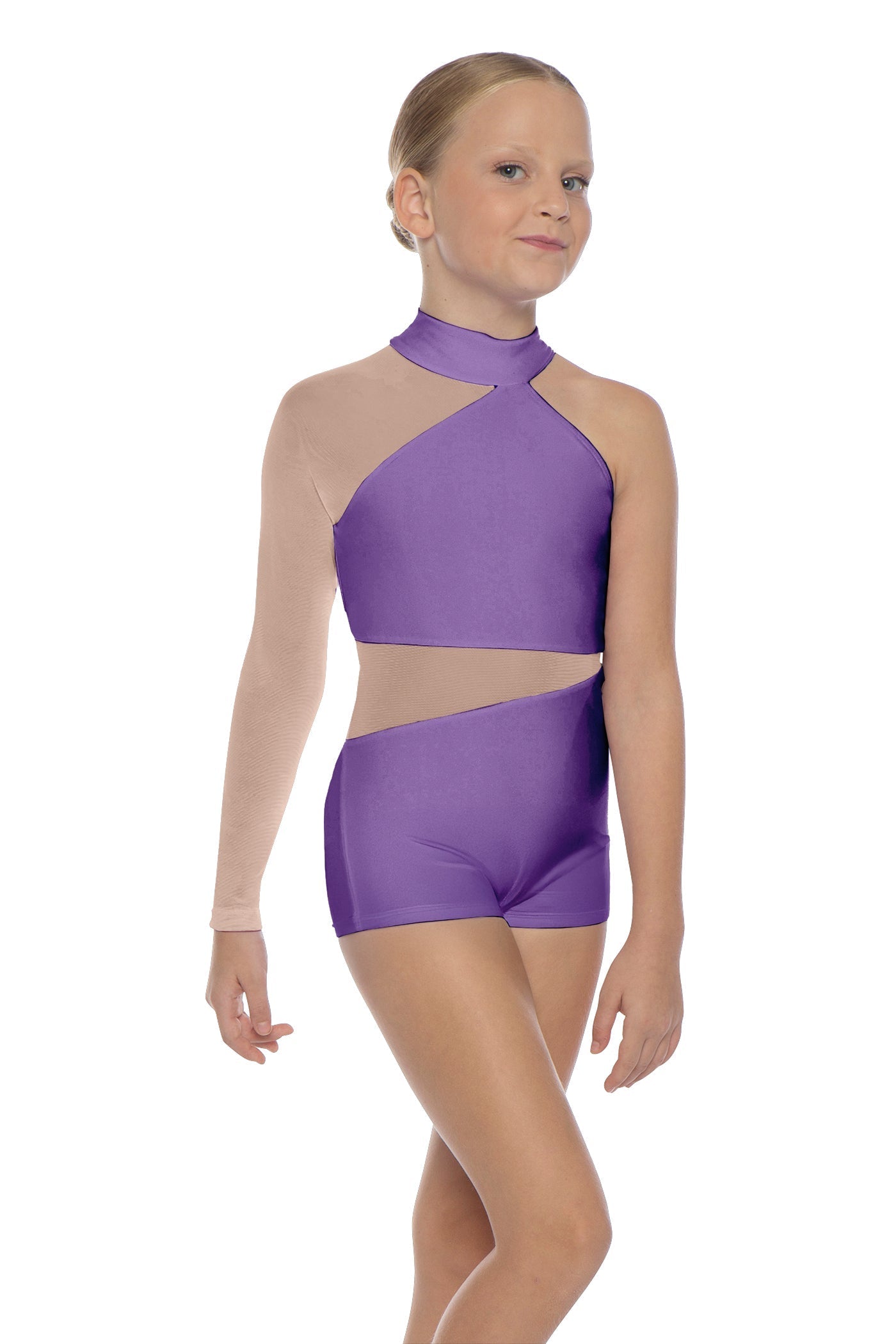 Solid Lycra Voltage Biketard