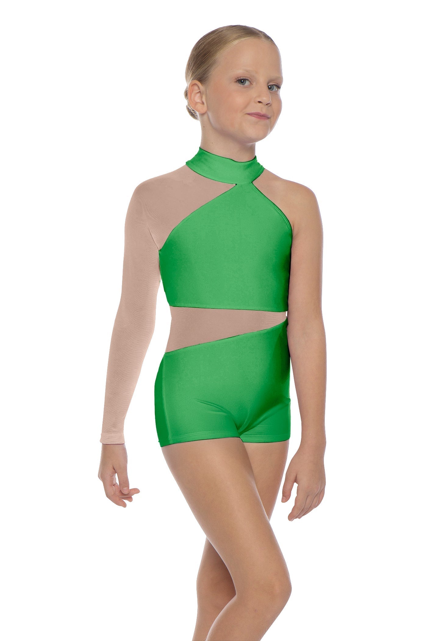 Solid Lycra Voltage Biketard