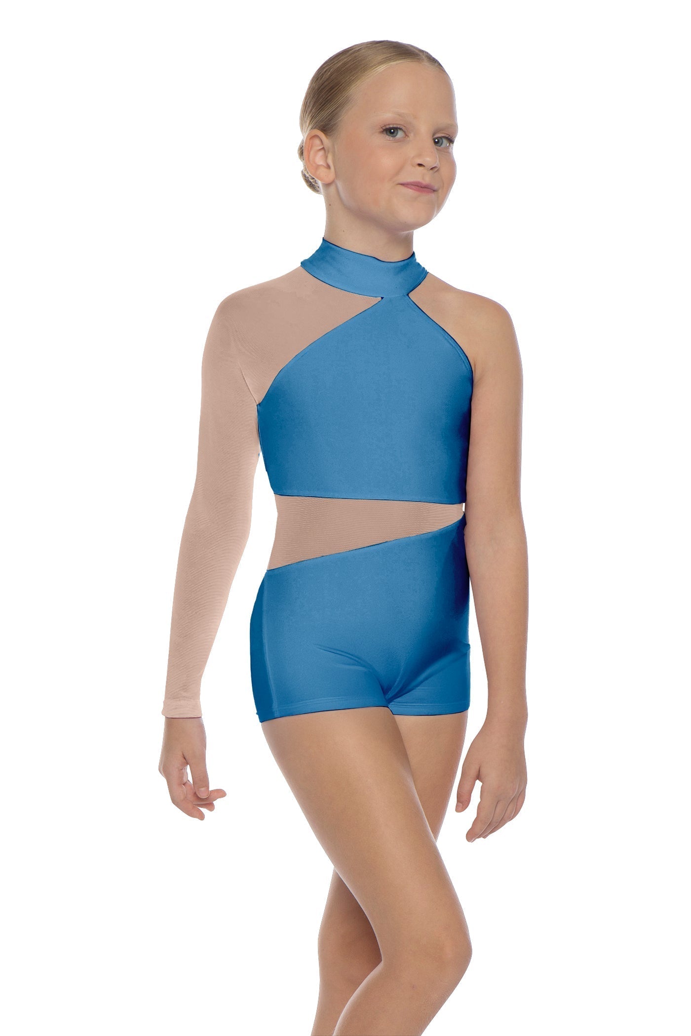Solid Lycra Voltage Biketard