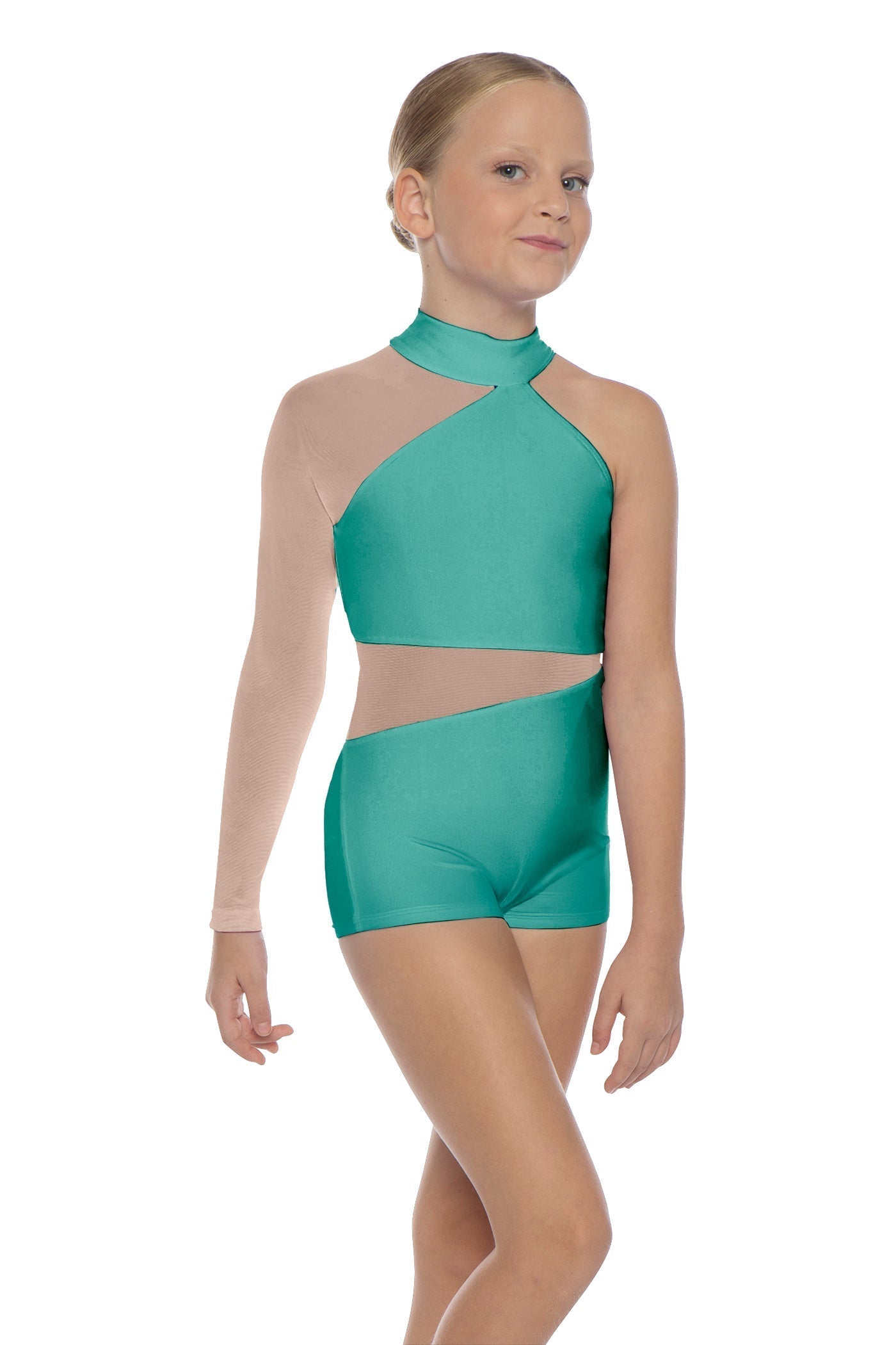 Solid Lycra Voltage Biketard