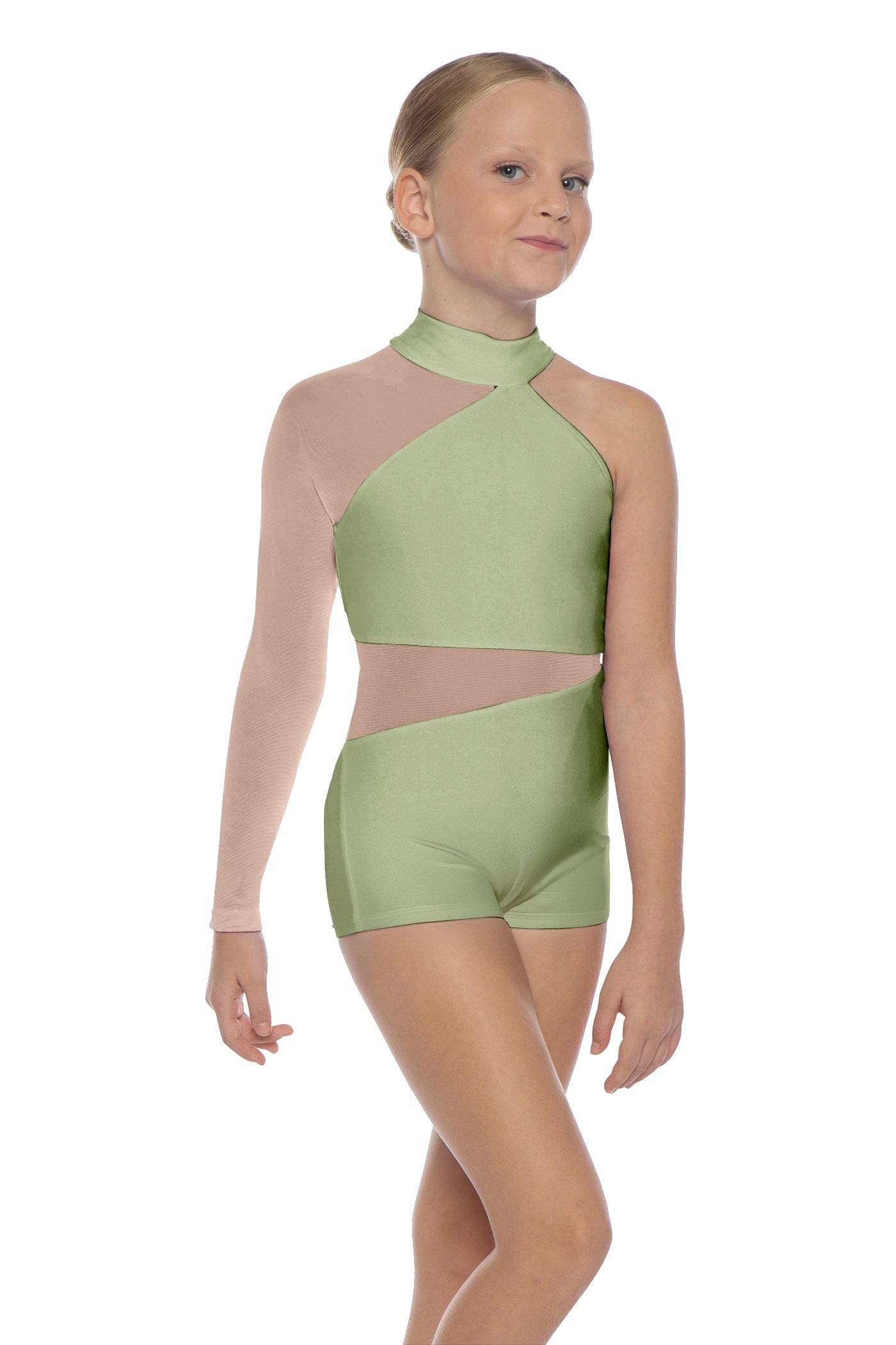 Solid Lycra Voltage Biketard