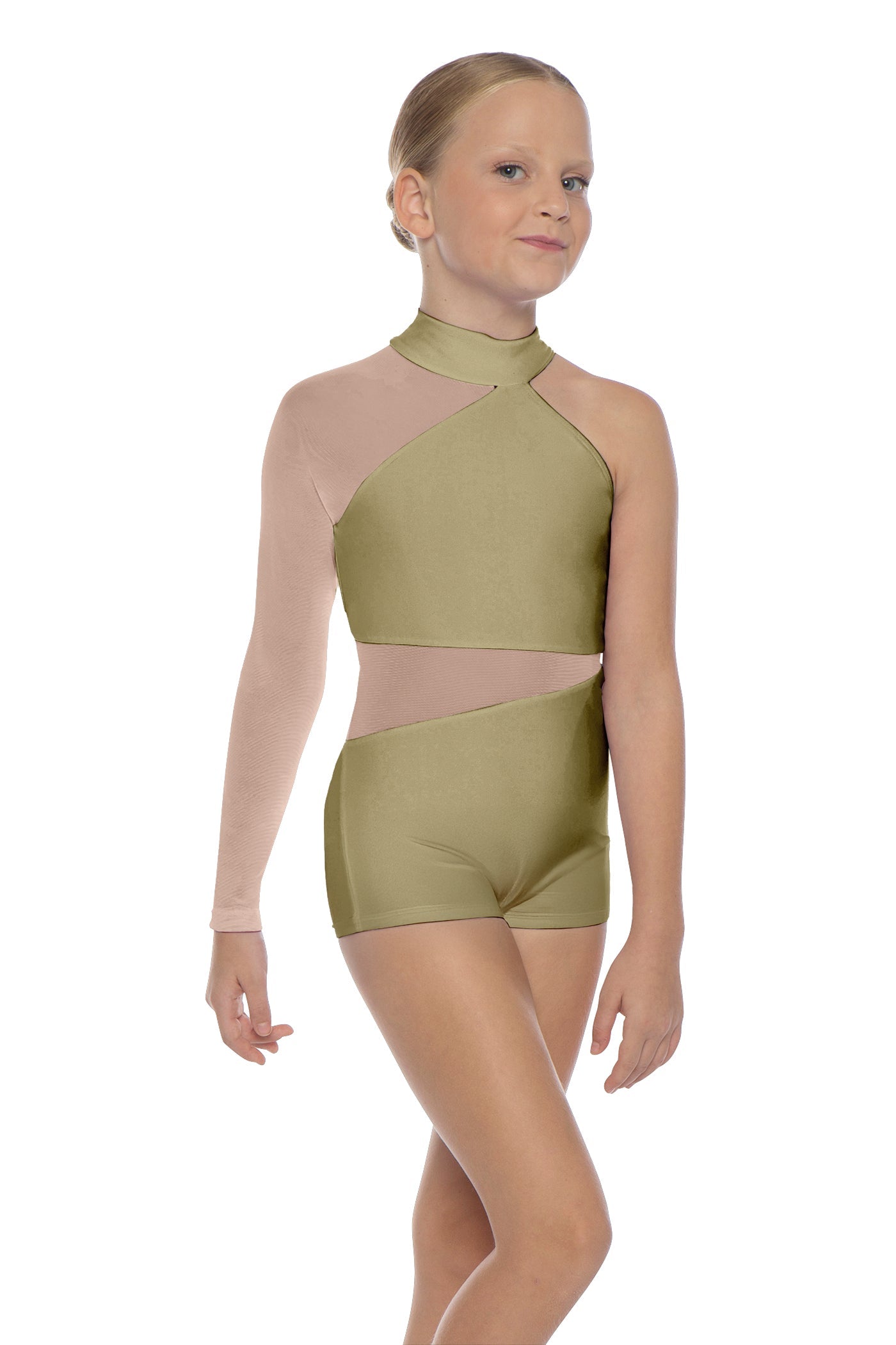 Solid Lycra Voltage Biketard