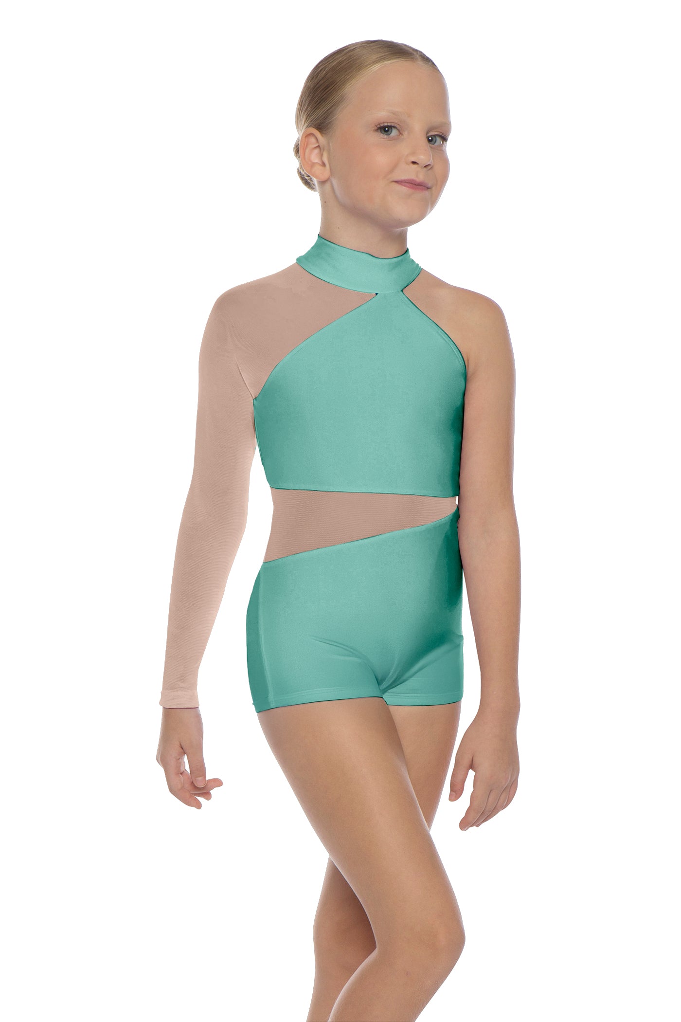Solid Lycra Voltage Biketard