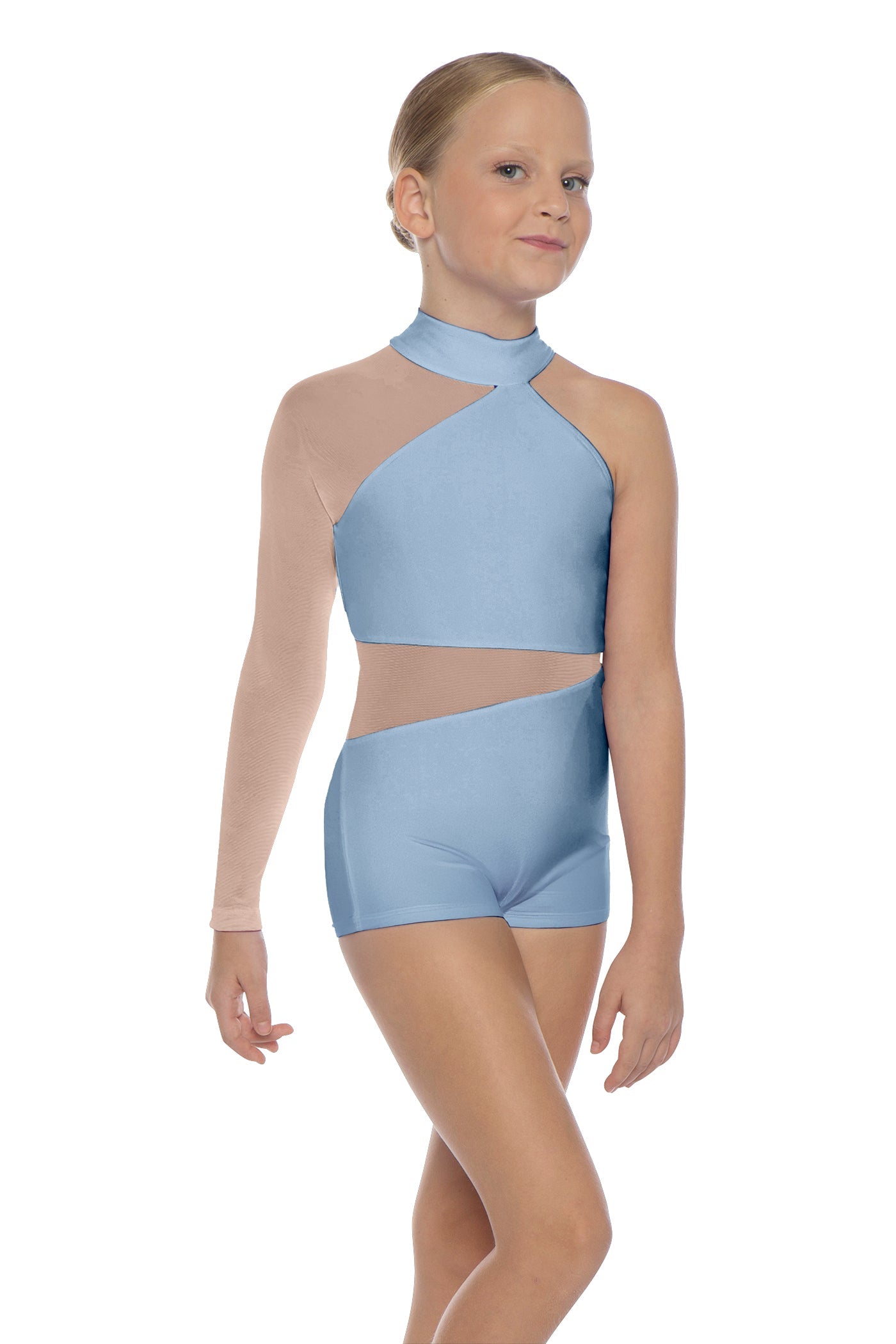 Solid Lycra Voltage Biketard