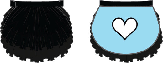 Custom Power Puffs Pettibustle with Top Skirt