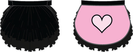 Custom Power Puffs Pettibustle with Top Skirt