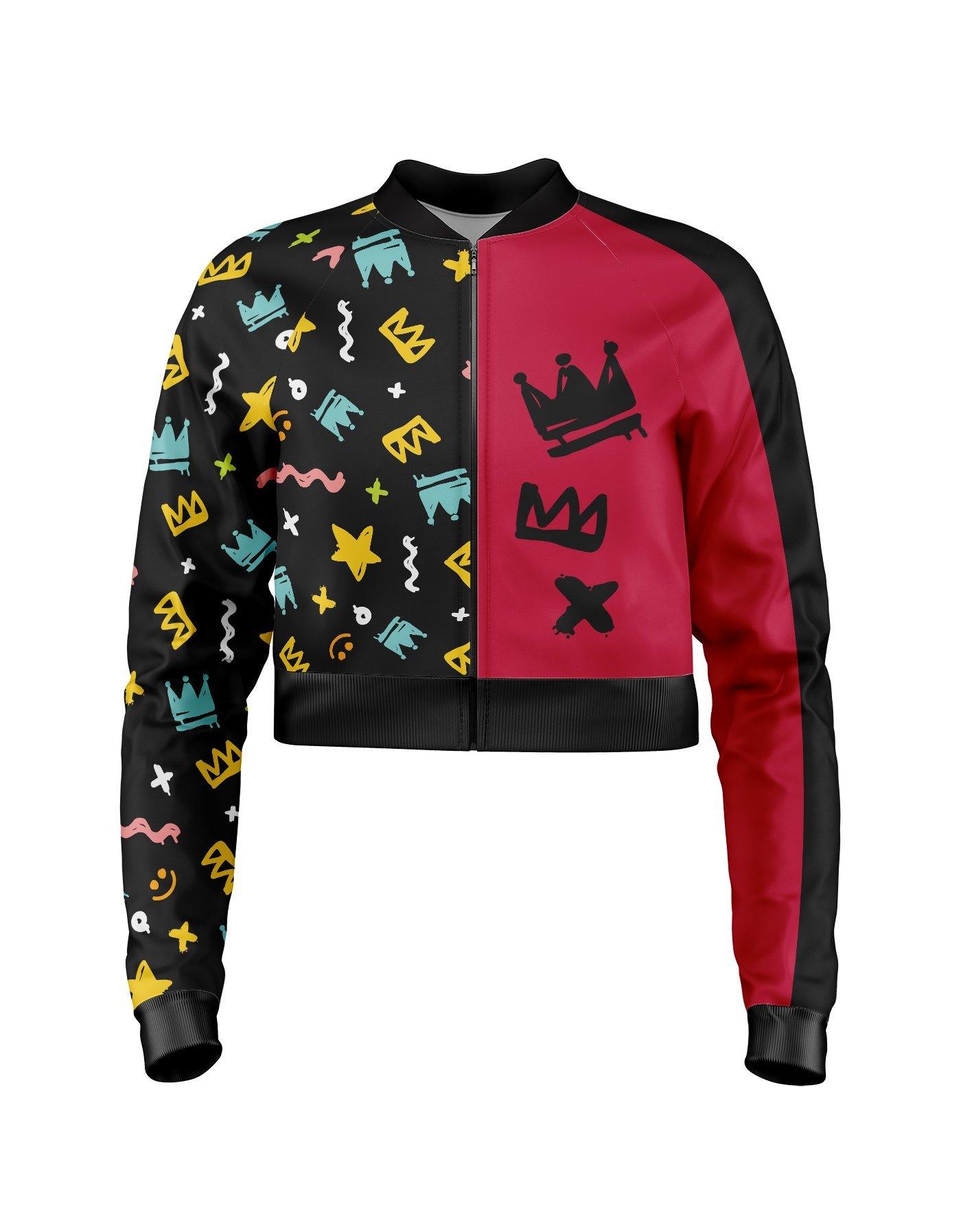 2 Tone Cropped Jockey Jacket