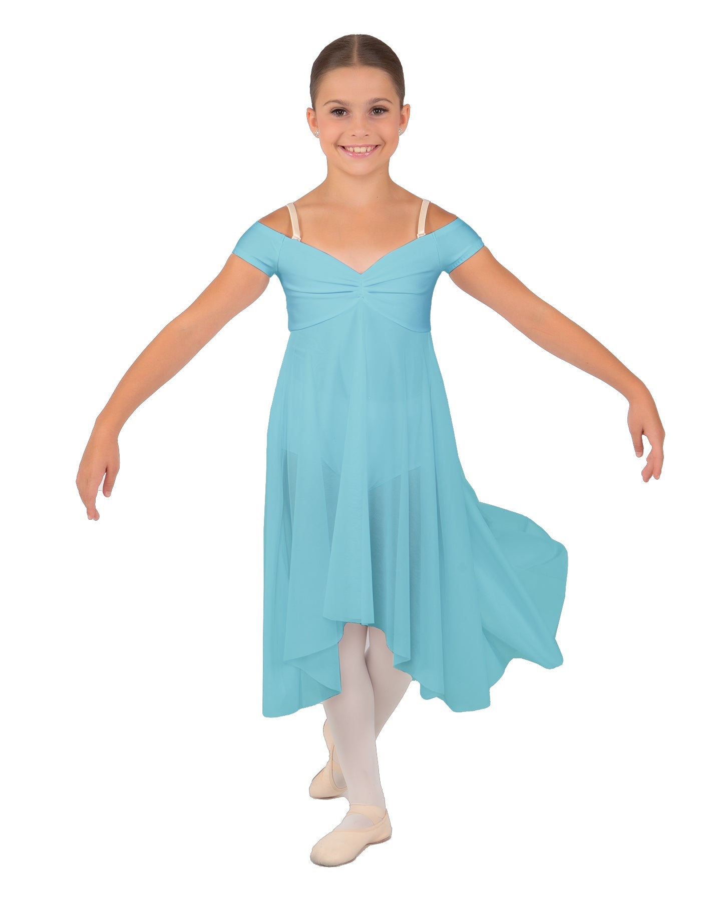 Solid Sequin Lace and Chiffon Propriety Dress