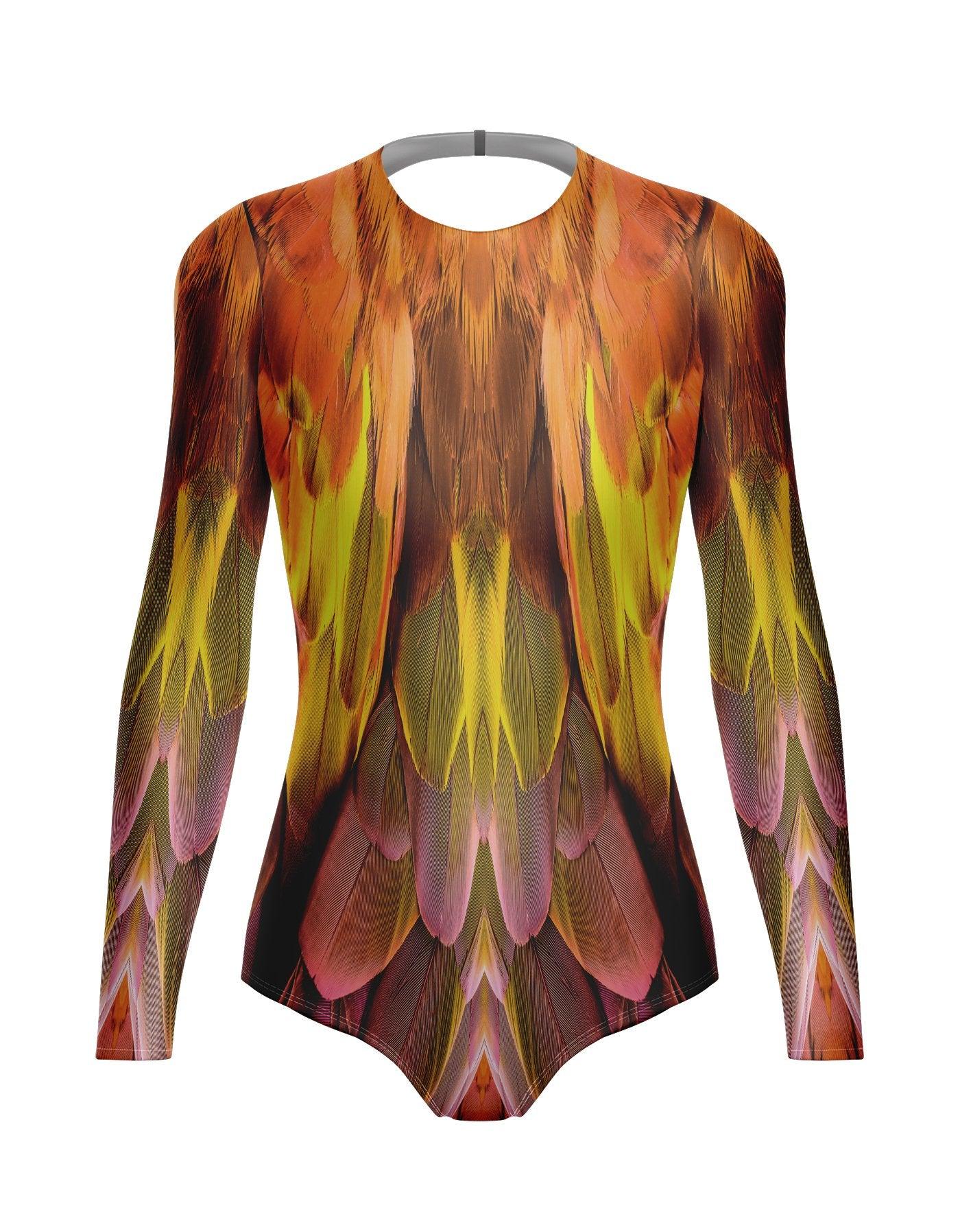 Flock LS Open Back Leotard