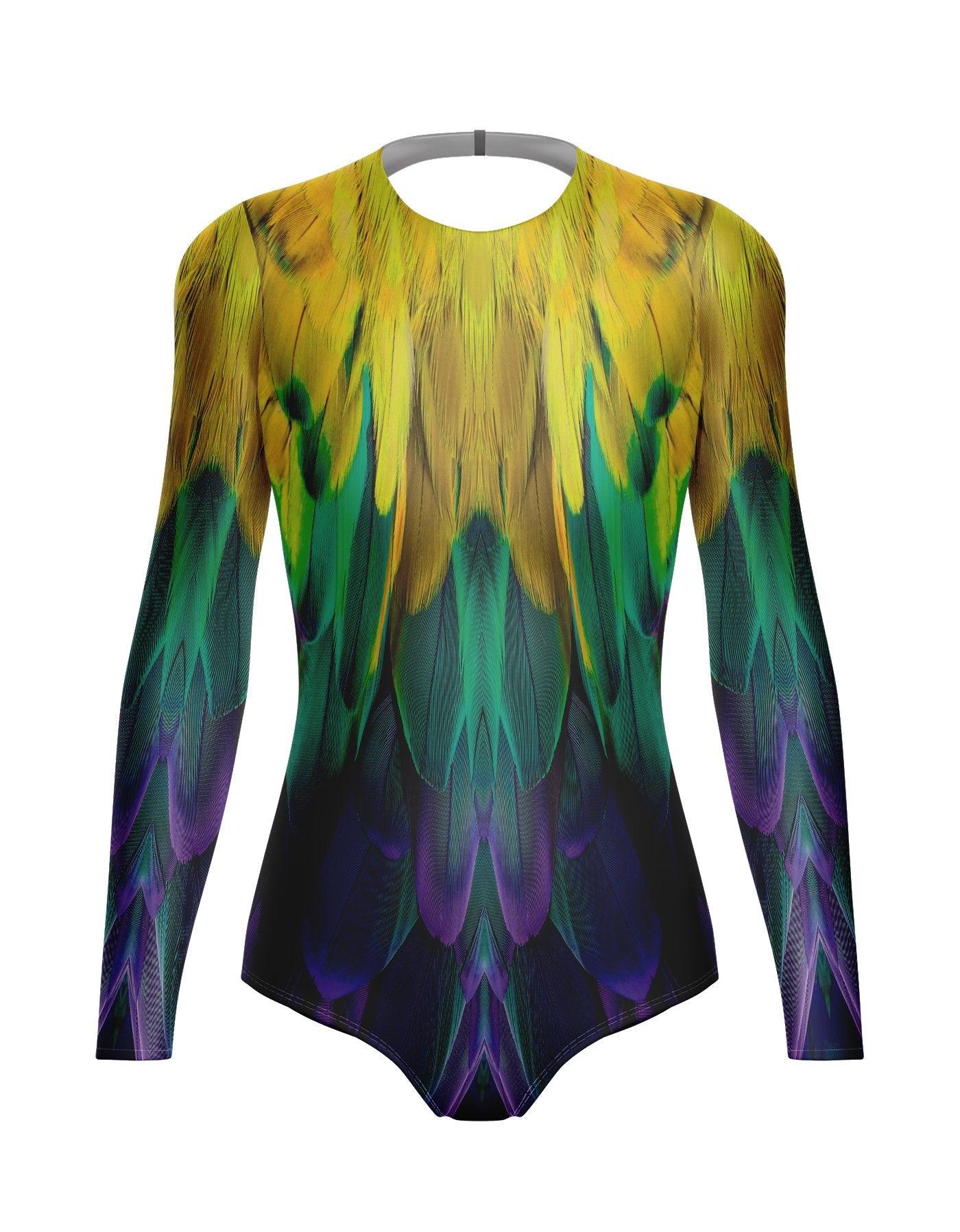 Flock LS Open Back Leotard