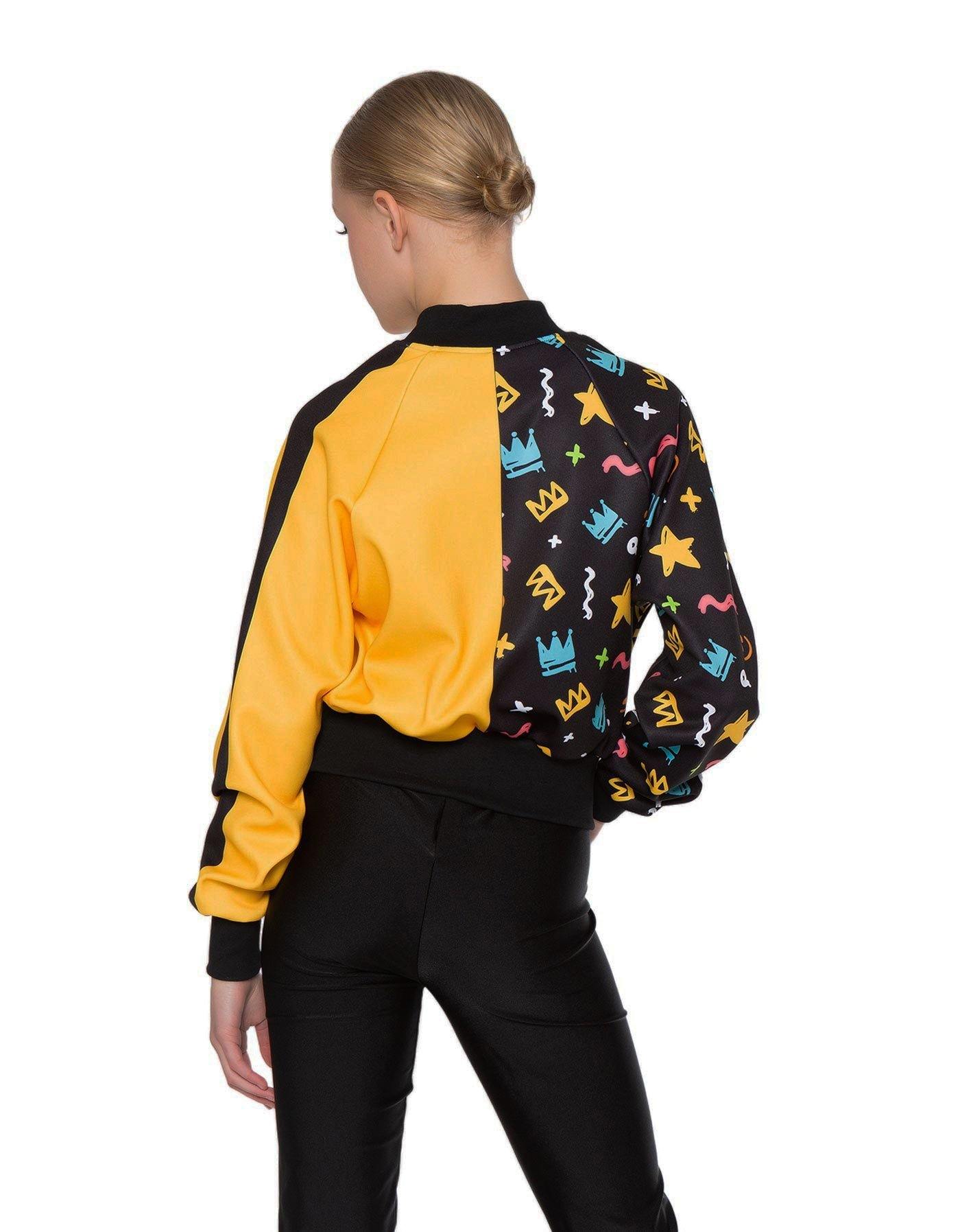 2 Tone Cropped Jockey Jacket